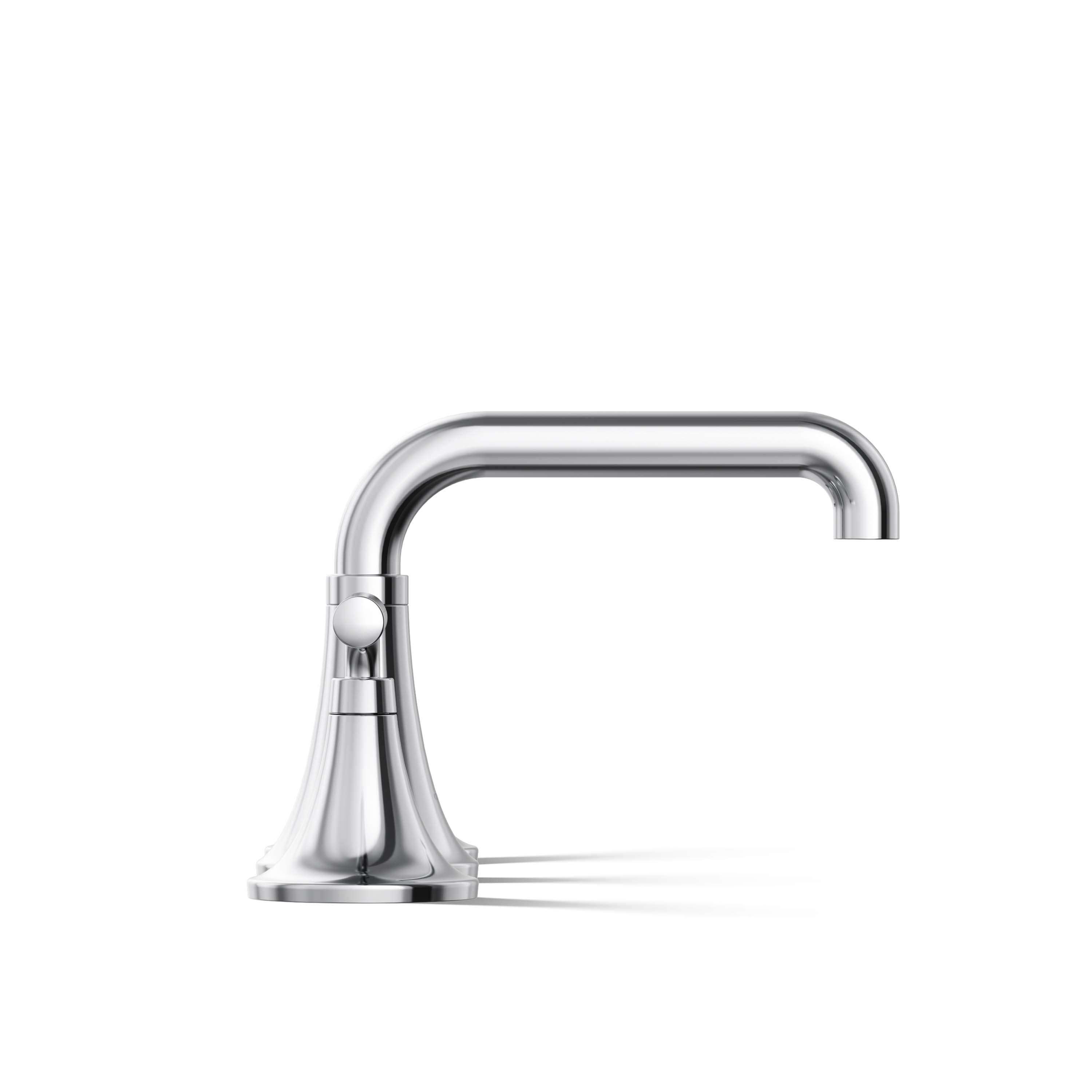 Tone Widespread Bathroom Sink Faucet, Three-Hole Bathroom Faucet with Clicker Drain, 1.2 GPM