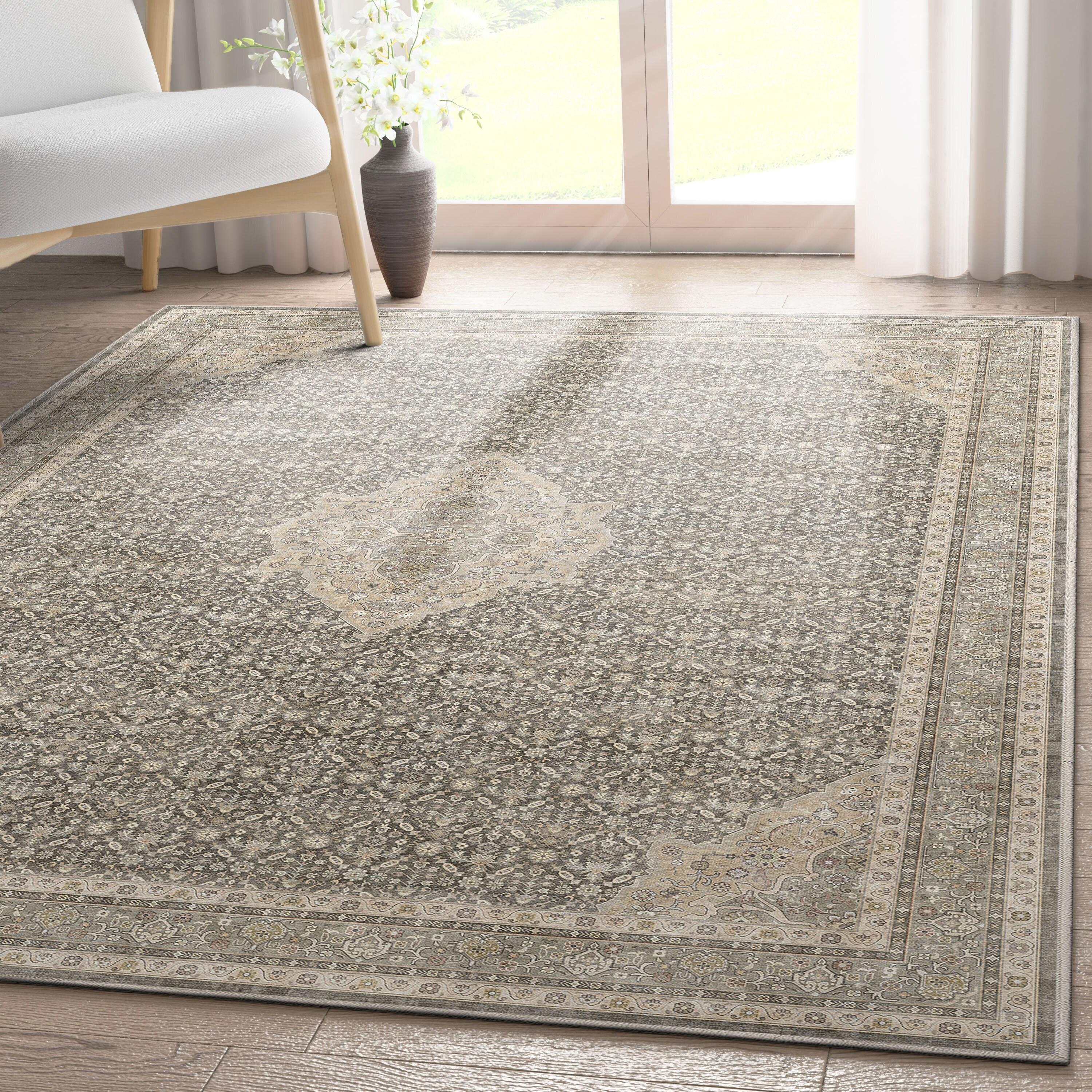 Asha Lilith Vintage Oriental Kilim Gray/Beige Rug