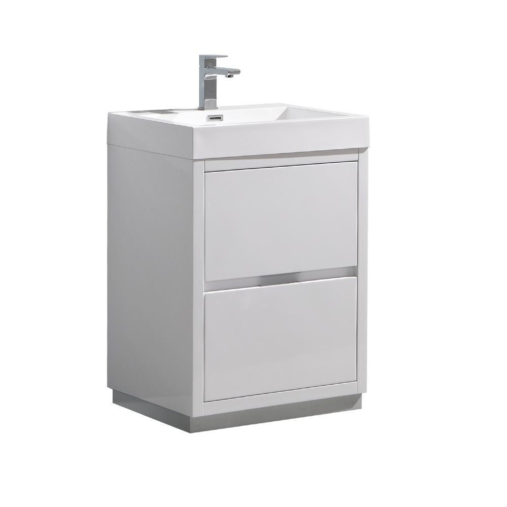 Valencia 24" Freestanding Single Sink Bathroom Vanity with Top and Sink (Faucet Not Included)