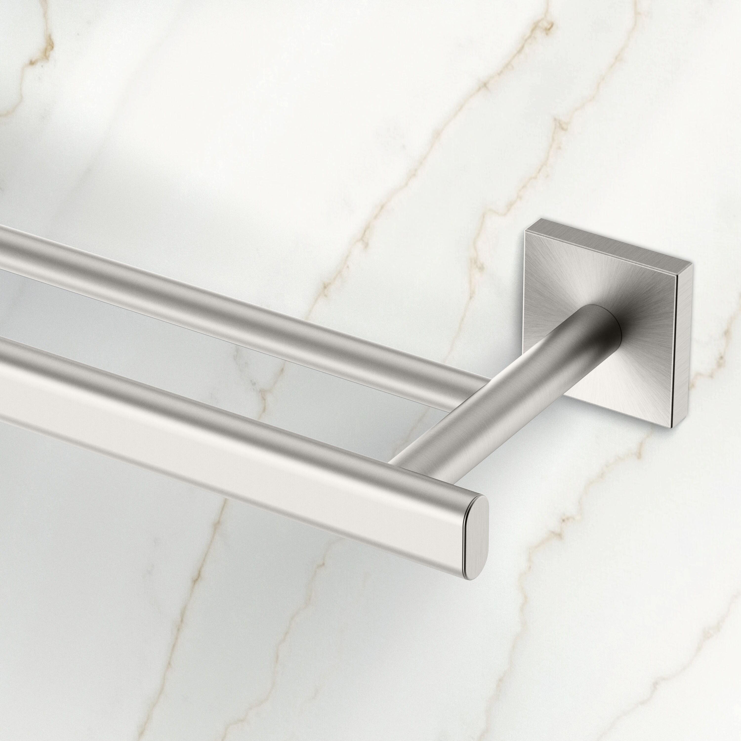 Elevate 24" Wall Mount Double Towel Bar | Towel Rack with 2 Bars