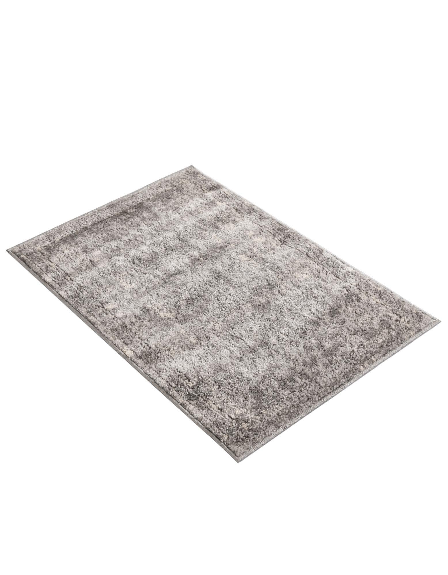 Unique Loom Portland Collection Area Rug - Albany (9'  x 12' Rectangle Gray/Ivory)