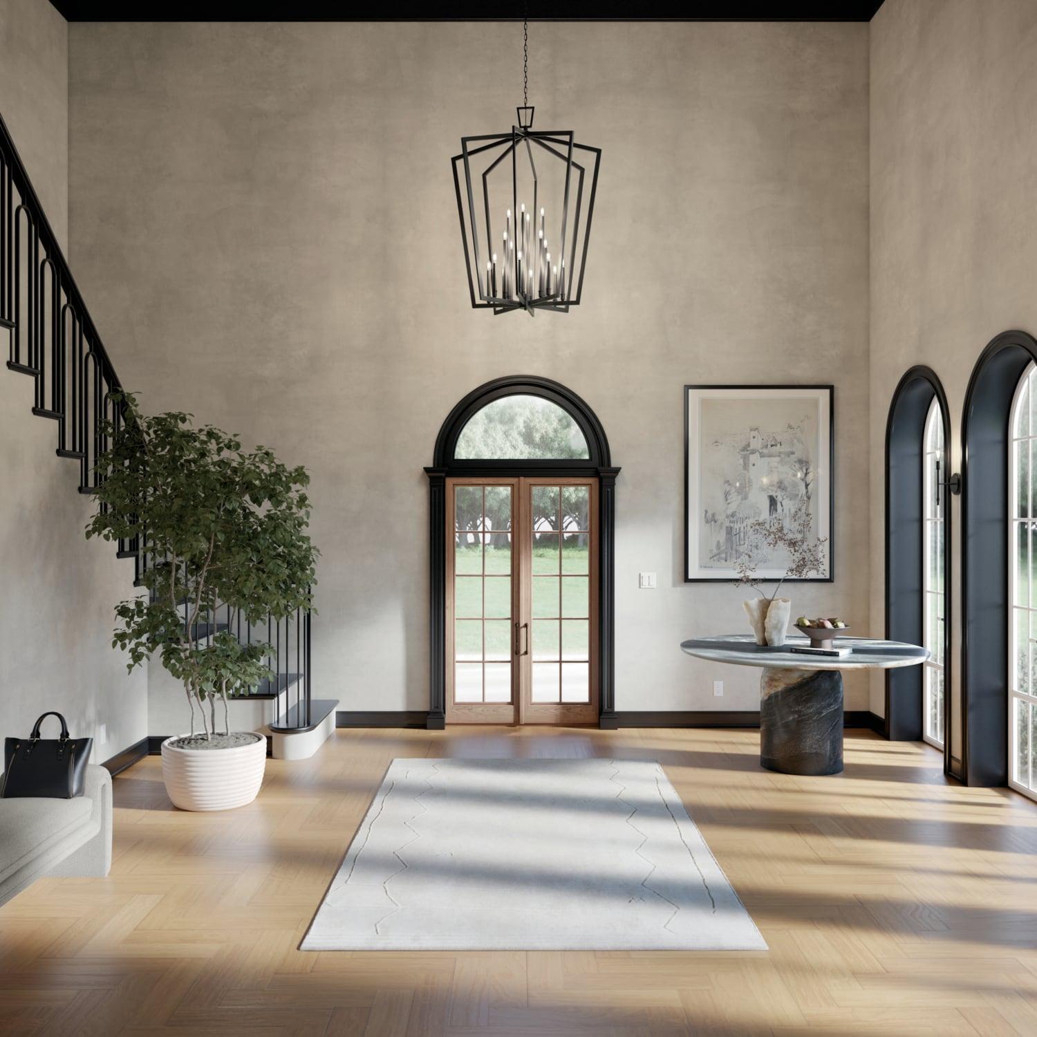 Kichler Lighting Abbotswell 6 - Light Pendant in  Black