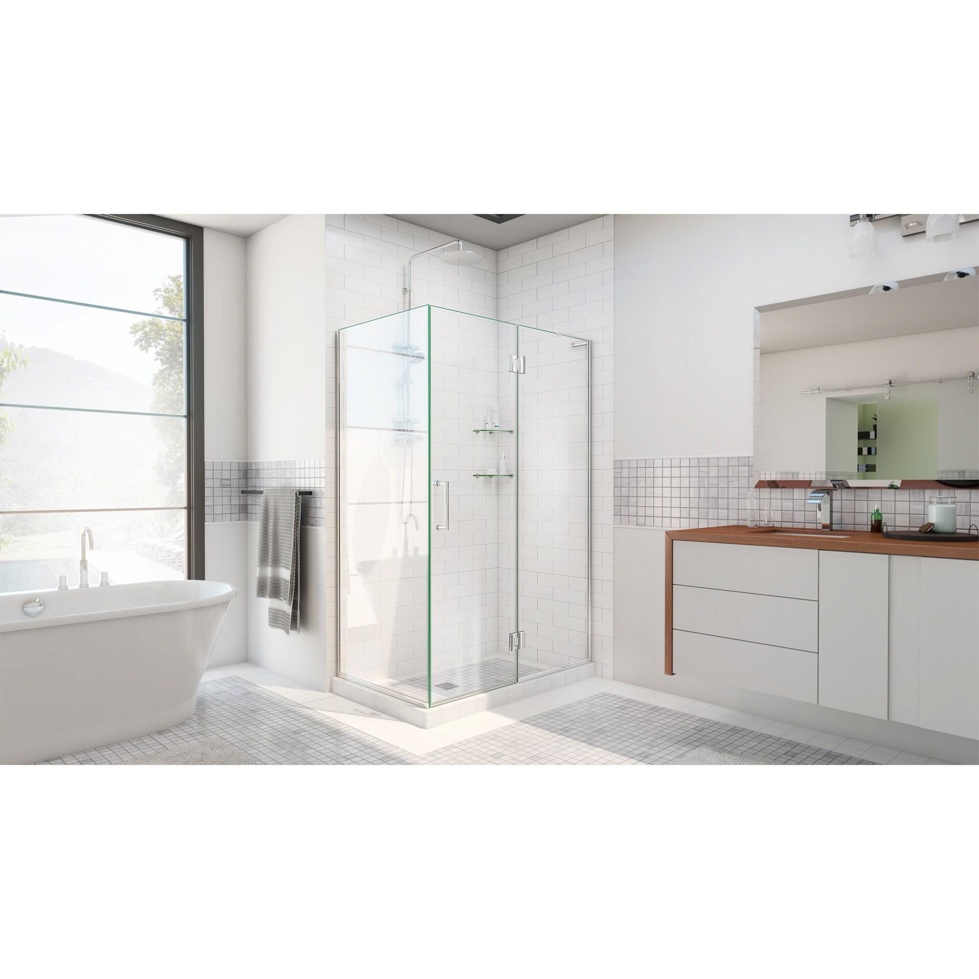 Unidoor-X 48.38" x 72" Rectangle Hinged Shower Enclosure