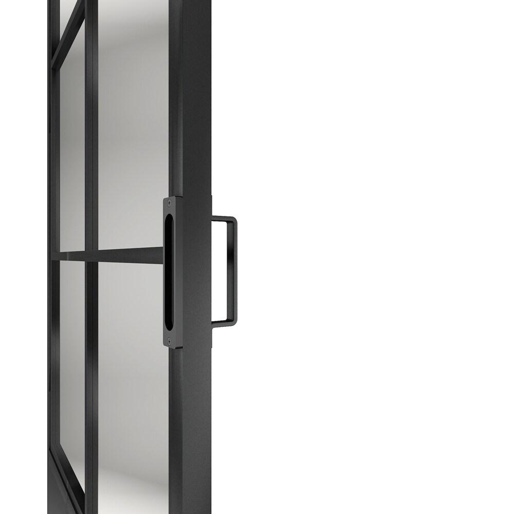 84'' Glass with Installation Hardware Kit Barn Door