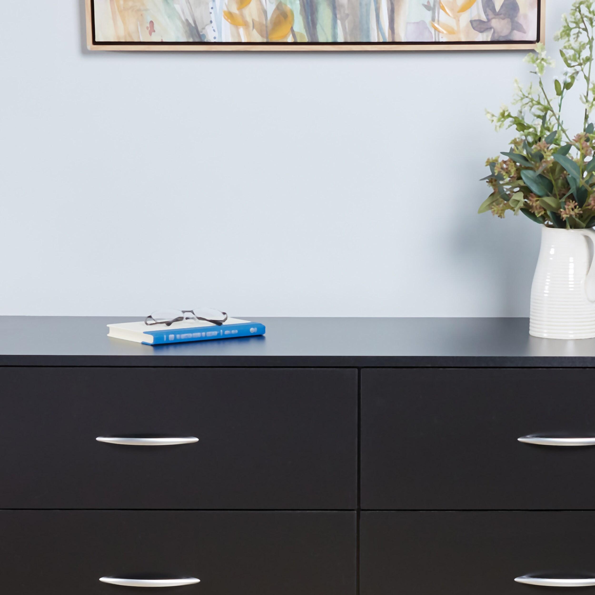 South Shore Step One, Contemporary Dresser,  Black
