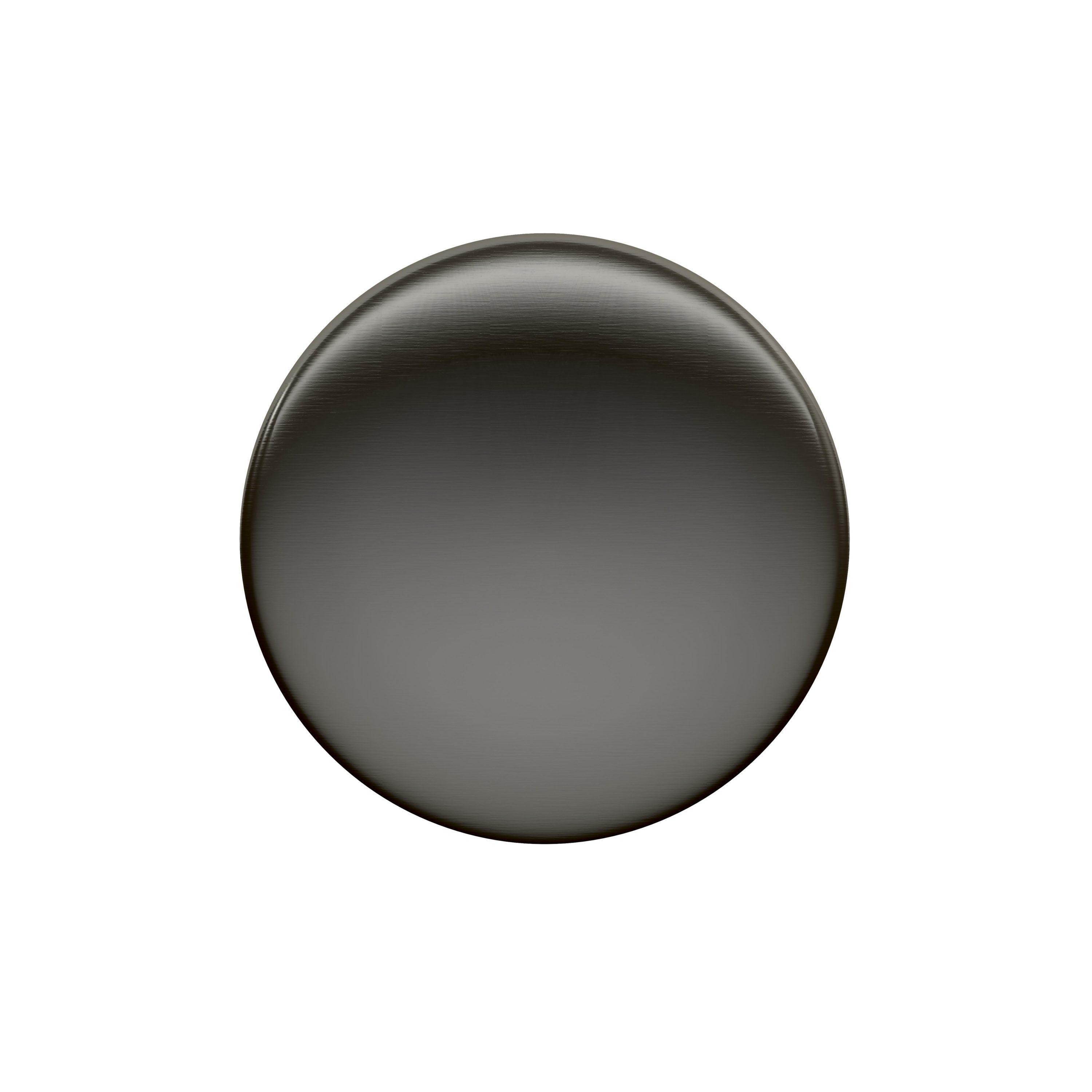 Amerock Riva 1-1/4 inch (32mm) Diameter Graphite Cabinet Knob