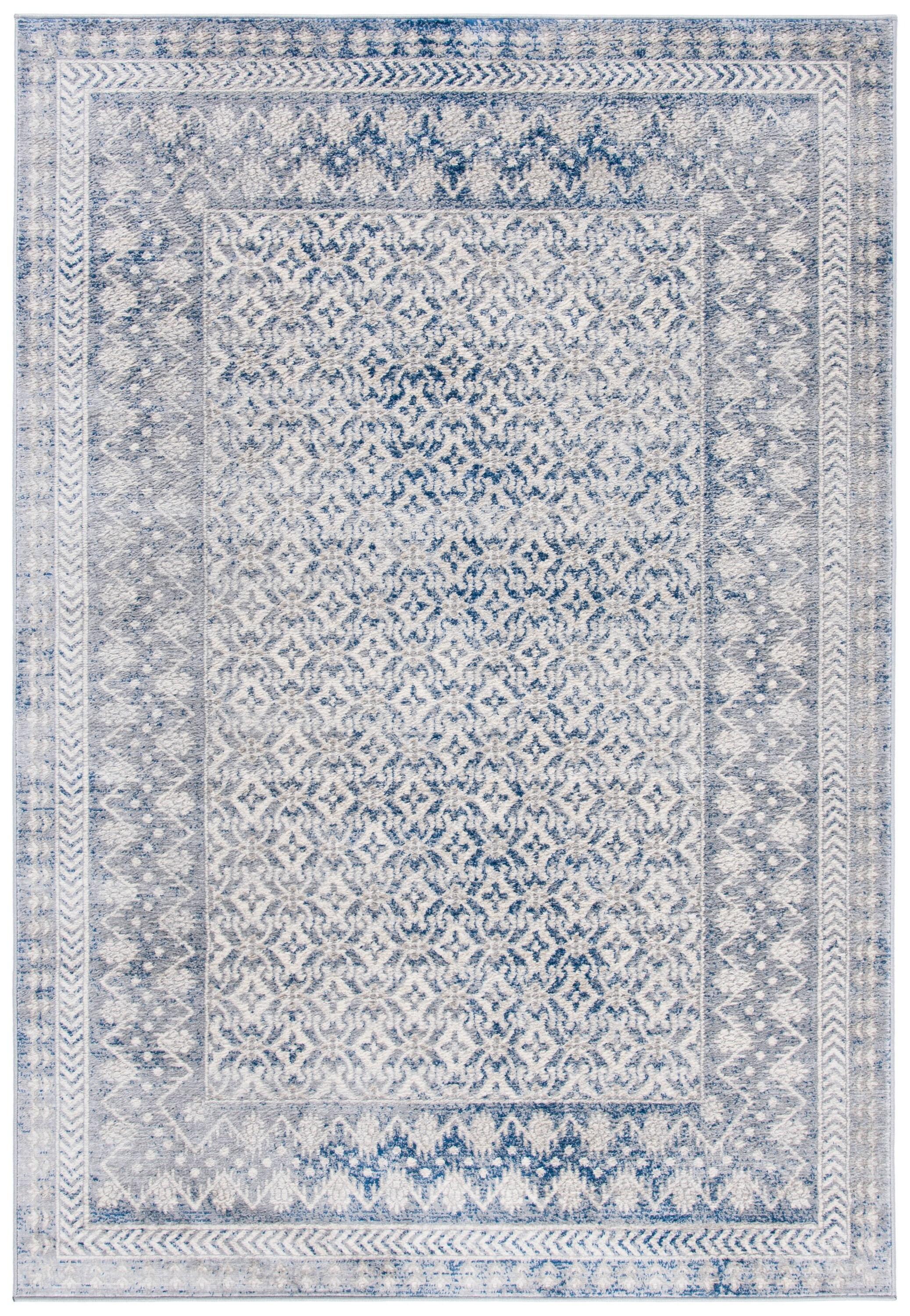 Brentwood BNT899 Power Loomed Indoor Accent Rug - Ivory/Light Grey - 3'x5' - Safavieh