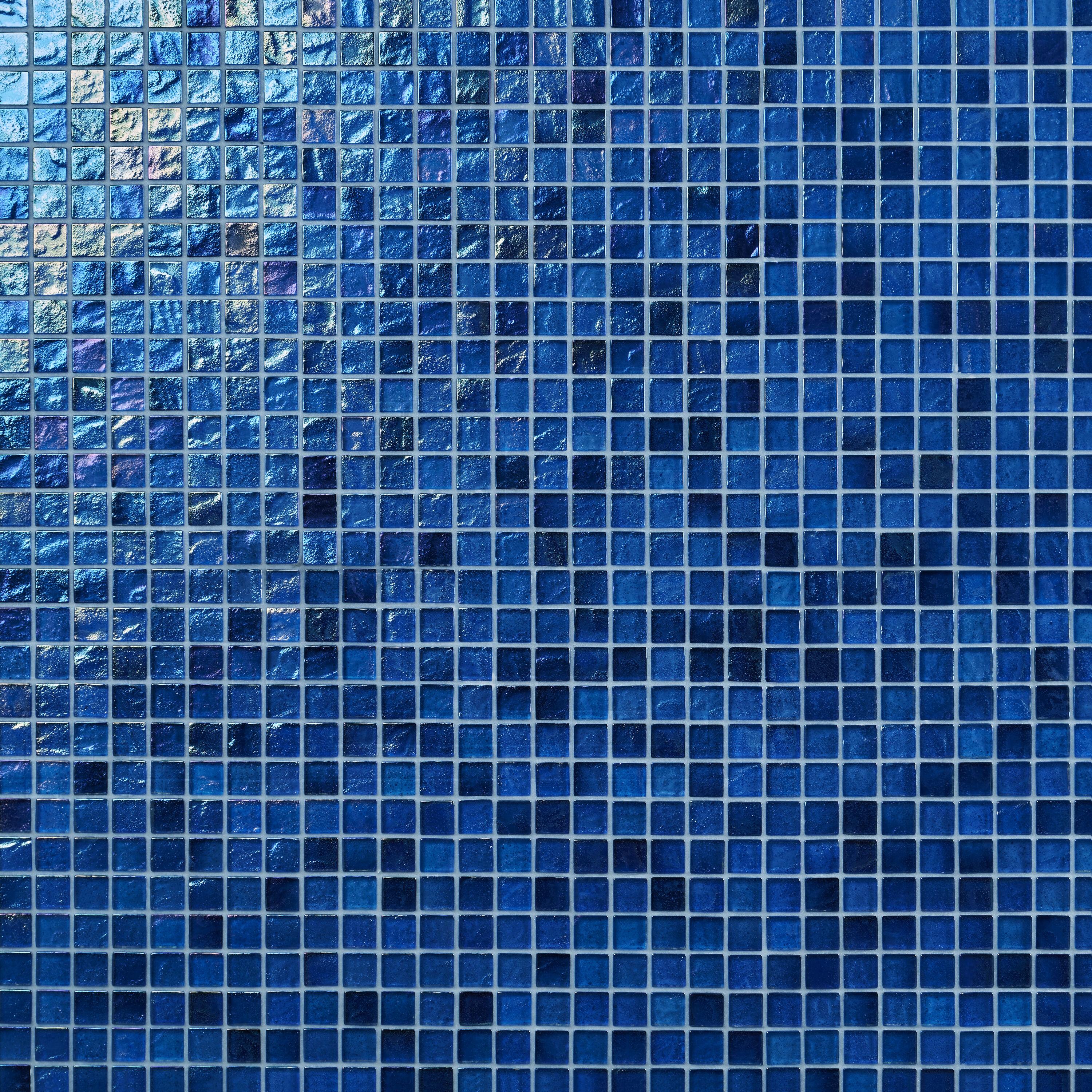 Speckle 11.73" x 11.73" Iridescent 1" Squares Glass Mosaic Wall Tile (0.95 Sq. Ft. / Sheet)