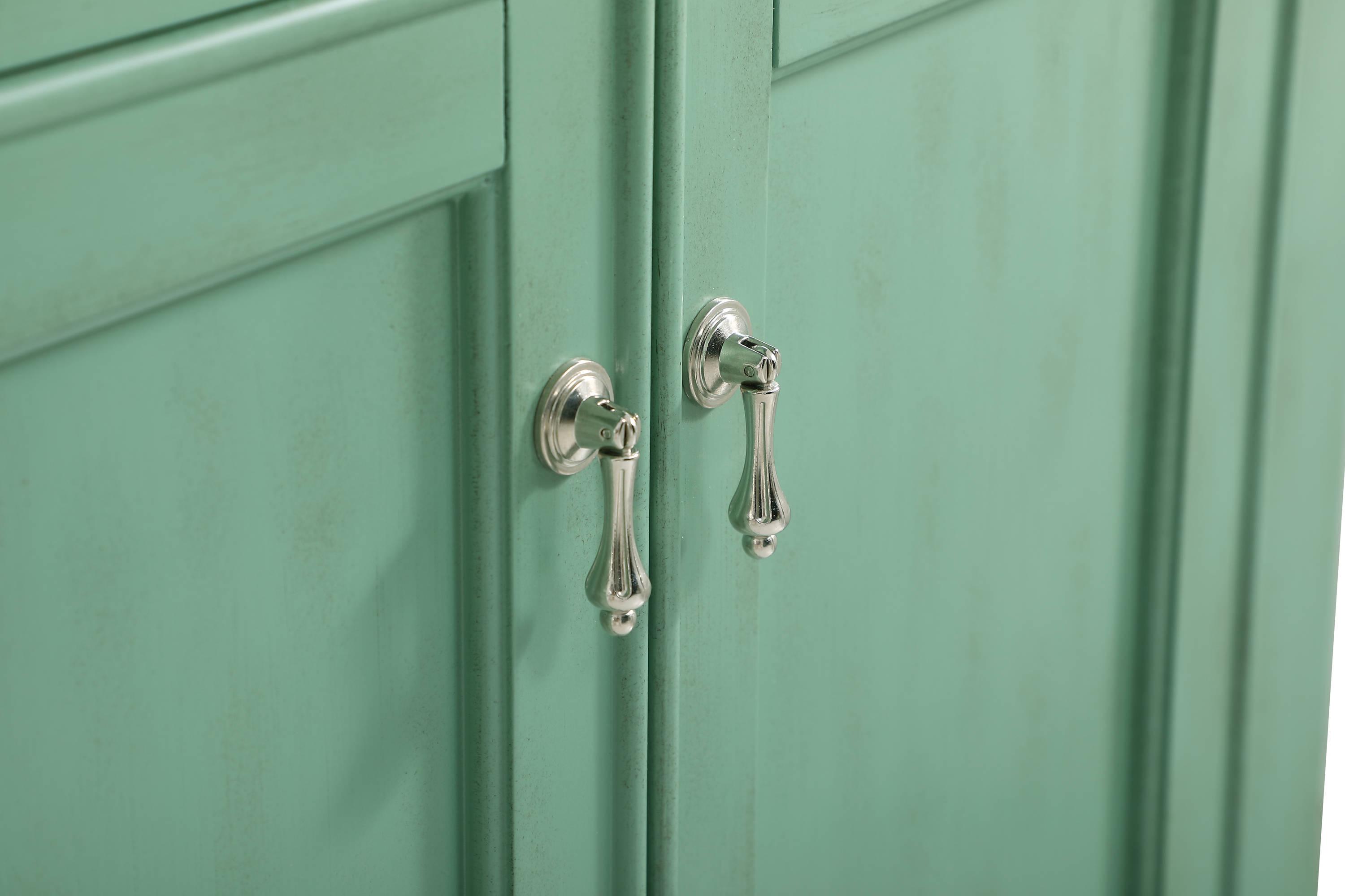 Elegant Kitchen and Bath 30 Inch Single Bathroom Vanity In Vintage Mint
