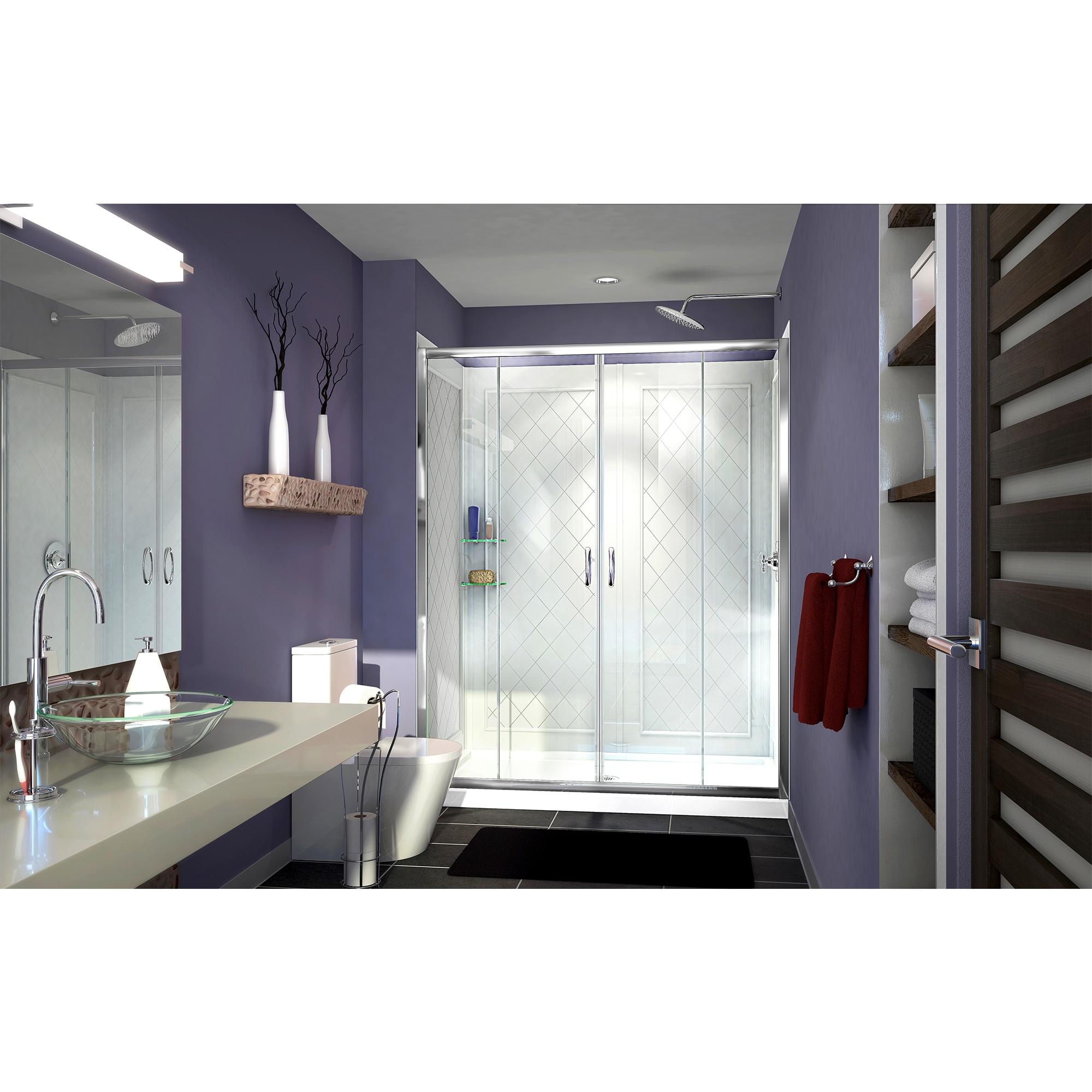 Visions 60" x 36" x 76.75" Frameless Shower Enclosures