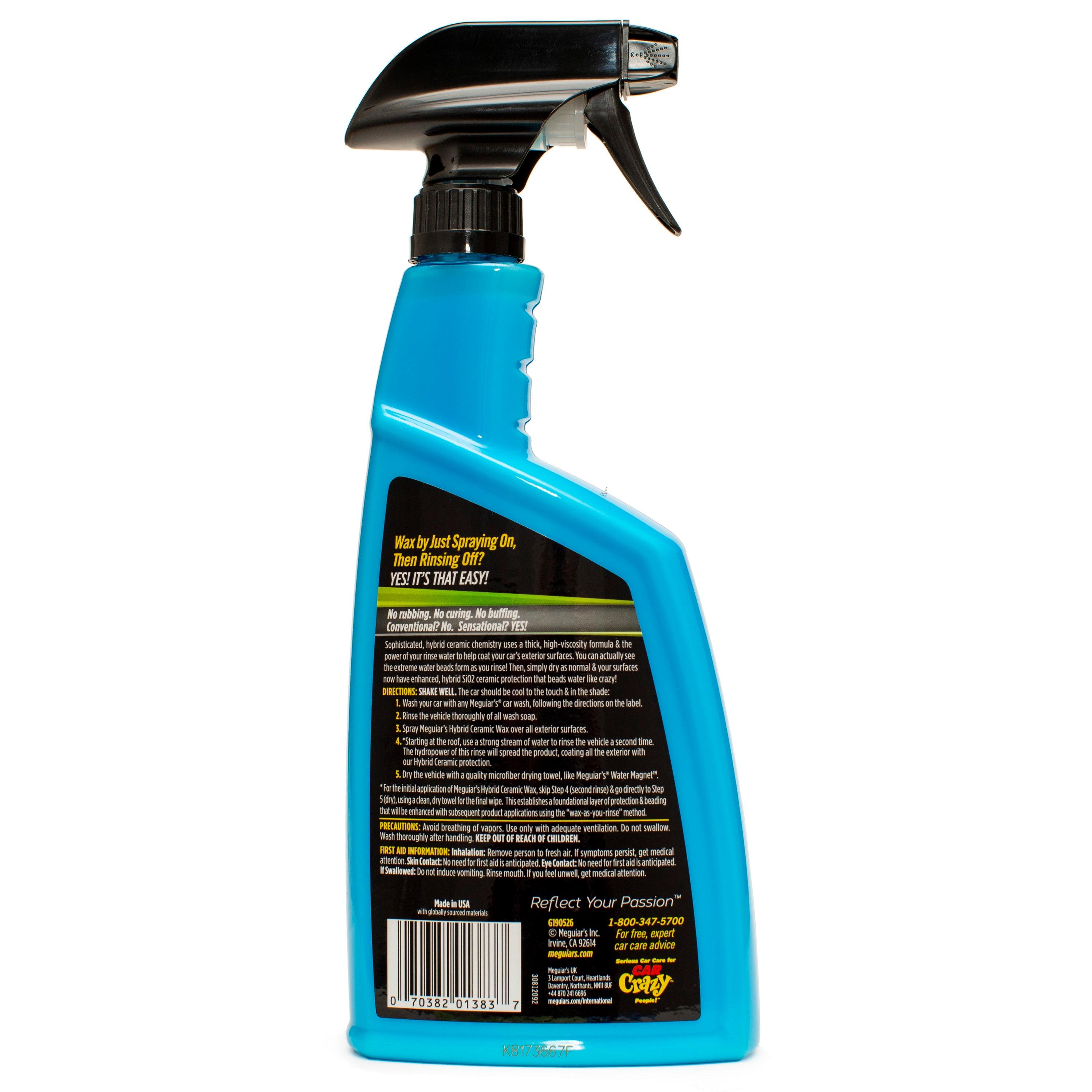 Meguiar's Hybrid Ceramic Wax – Easy to Use Ceramic Wax Protection - G190526SRP, 26 oz
