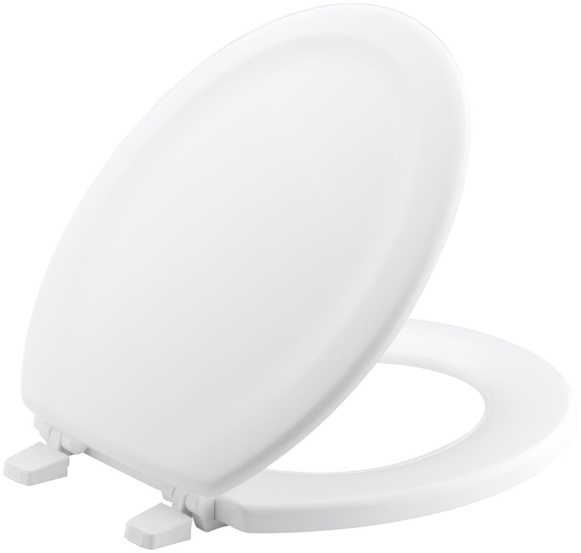 Stonewood Compression-Molded Wood Toilet Seat with Color-Matched Plastic Hinges