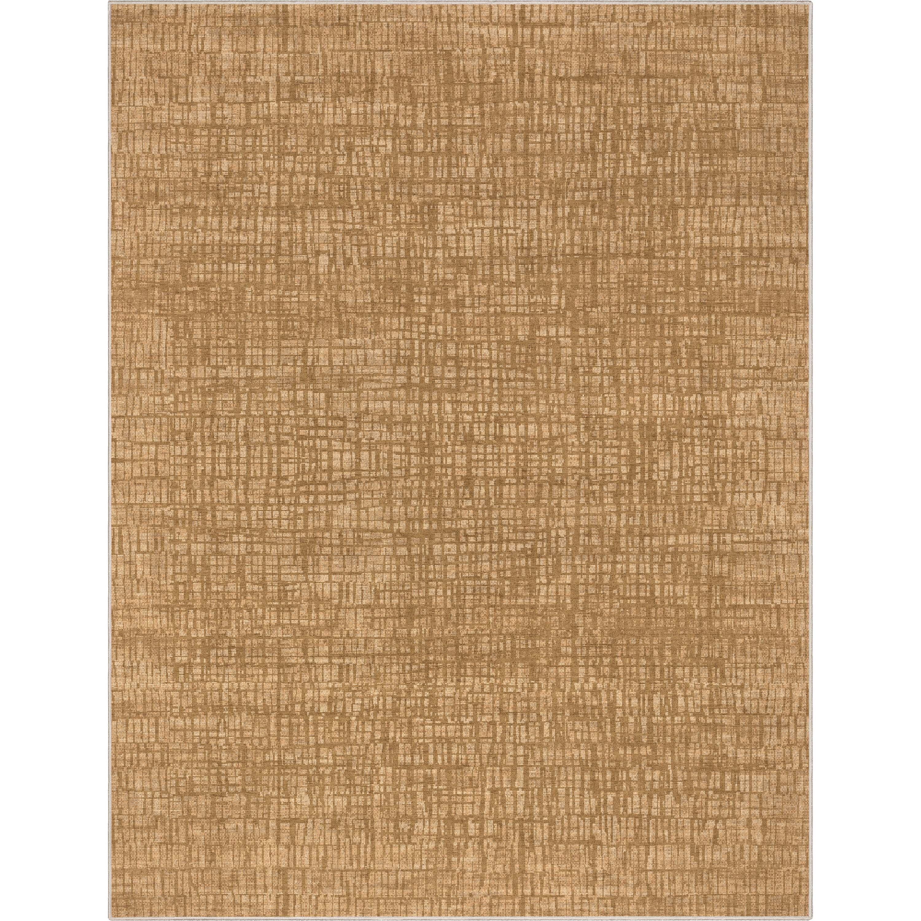 Nuzzo Nightscape Modern Geometric Flat-Weave Yellow Area Rug