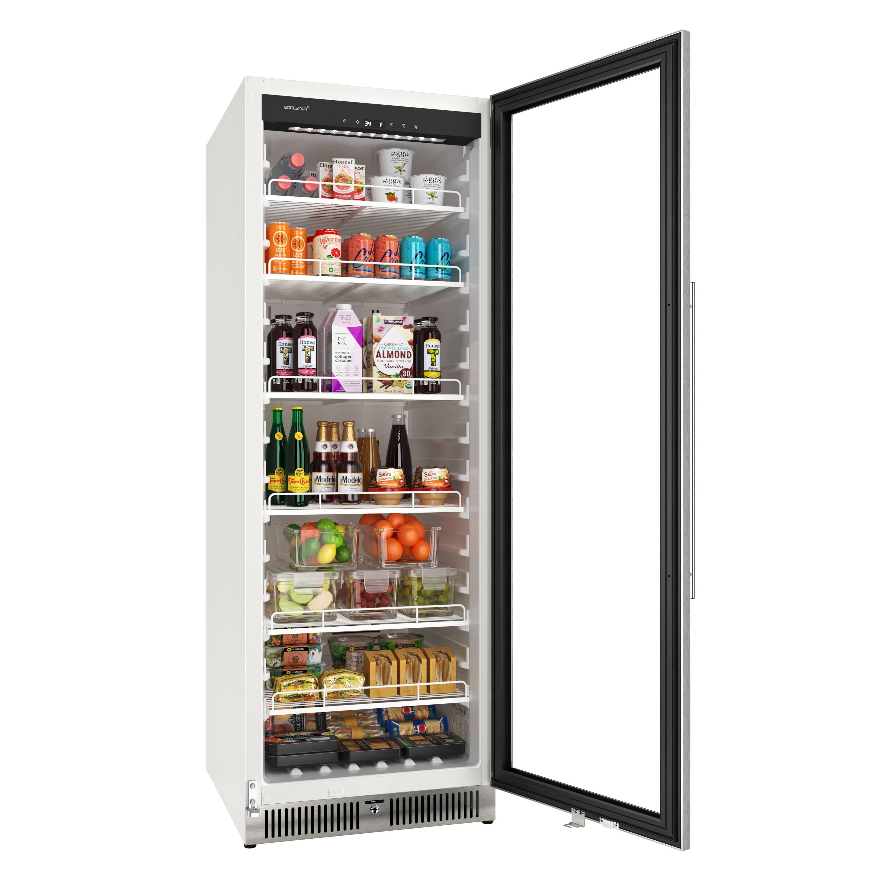 Edgestar Vbm131 24" Wide 13.7 Cu. Ft. Commercial Beverage Merchandiser - Stainless Steel
