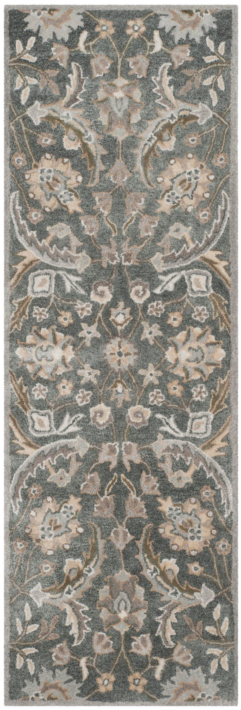 Bella BEL923 Hand Tufted Runner Rug - Grey/Multi - 2'3"x7' - Safavieh.