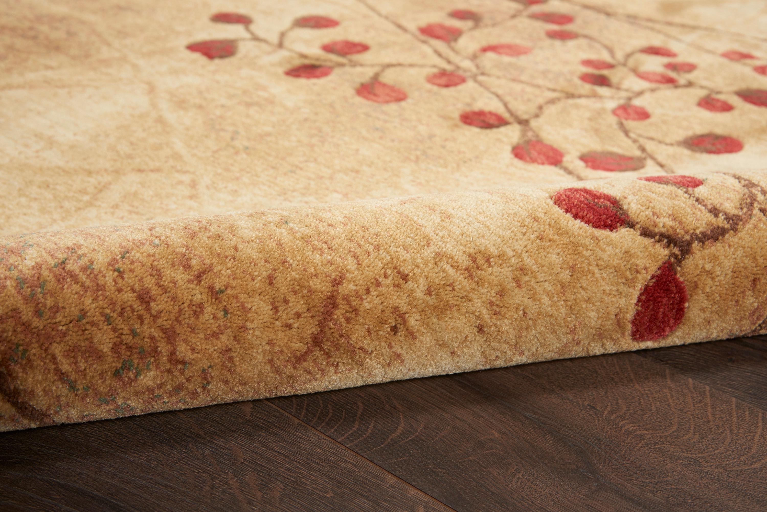 Nourison Somerset Nature Latte 5'6" x ROUND Area Rug, (6 Round)