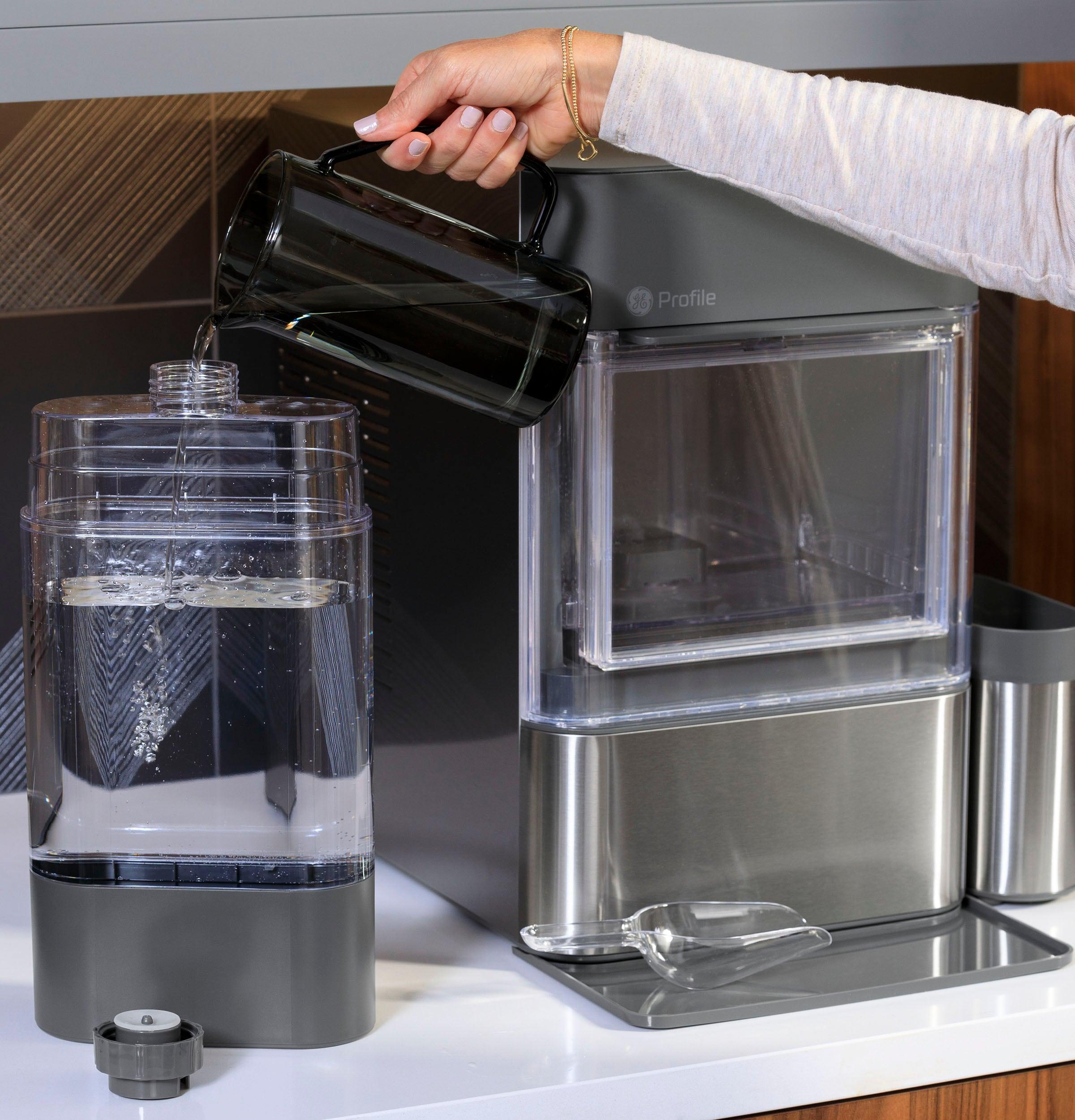 GE Profile Opal 2.0 Ultra Nugget Ice Maker in Stainless Steel