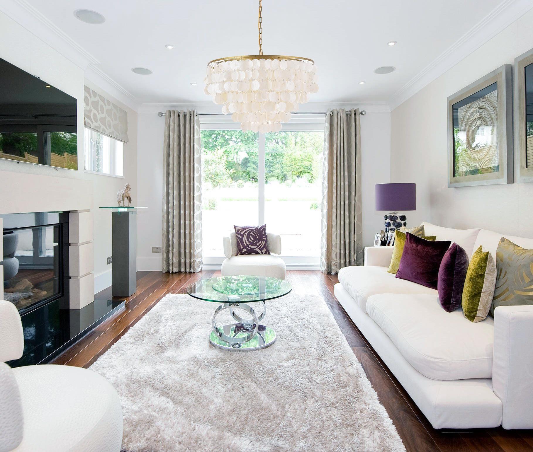 Elegant Lighting Selene 6 light Brass Pendant