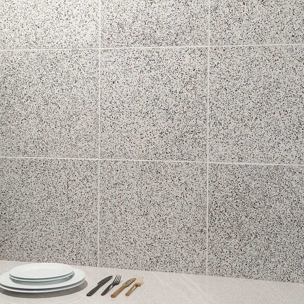 Durham 16.14 in. x 16.14 in. Polished Terrazzo Floor and Wall Tile (3.61 Sq. Ft. / Case)