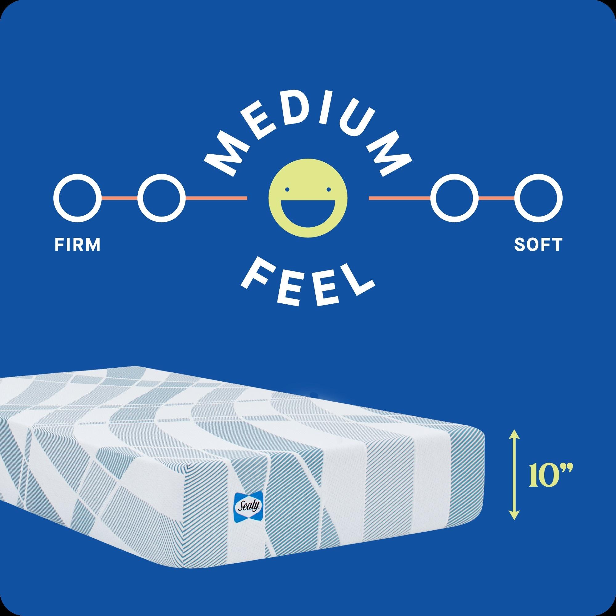 Sealy Dreamlife 10” Medium Foam Mattress-in-a-Box