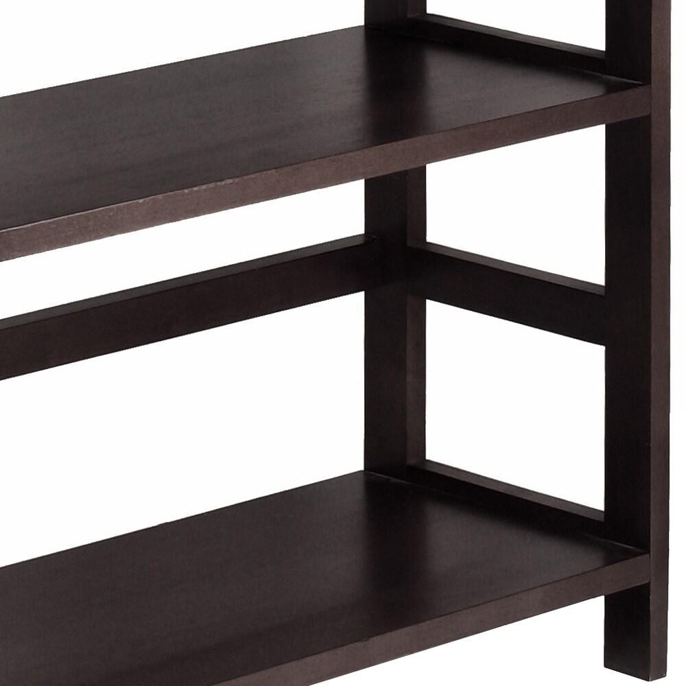 42" 3 Section Wide Bookshelf Espresso - Winsome