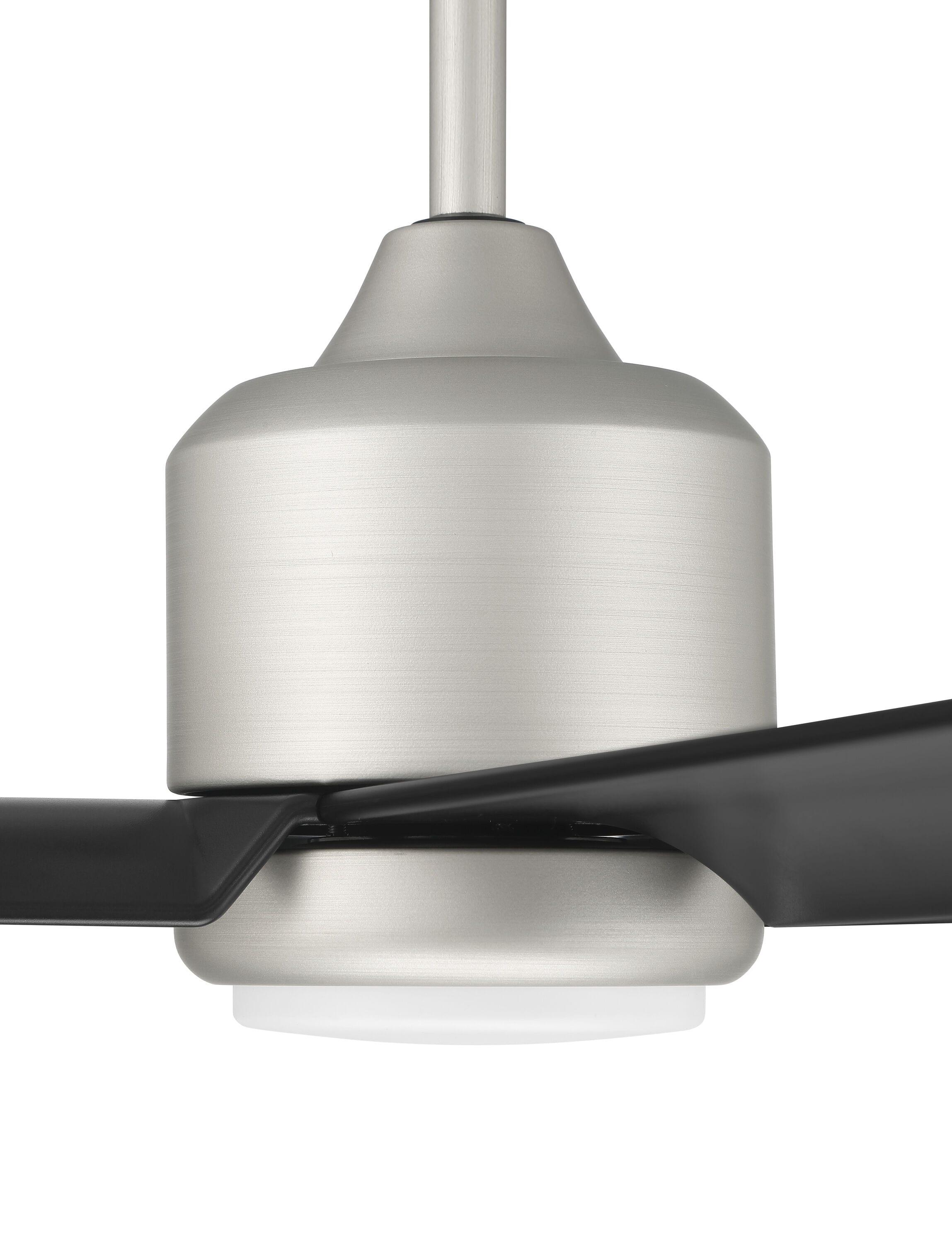 Craftmade Quell 52" Damp-Rated Ceiling Fan with LED Lights & Remote