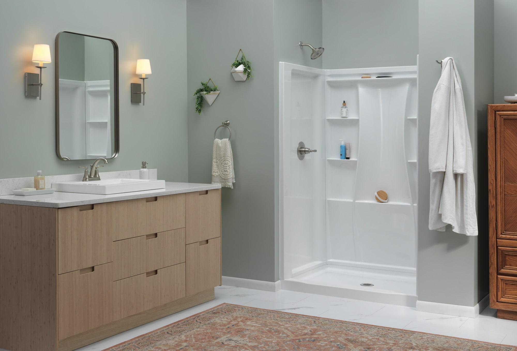 Woodhurst Centerset Bathroom Faucet with Drain Assembly