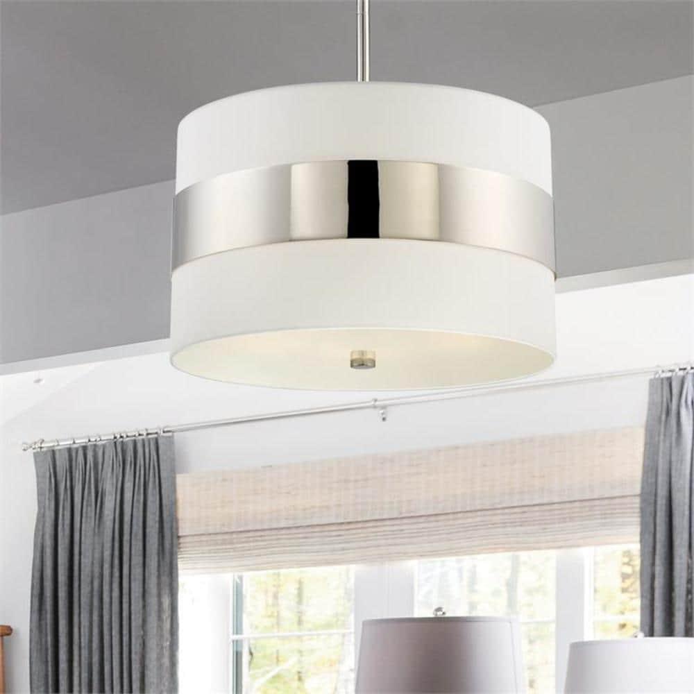 Five Light Chandelier In Classic Style 23 Inches Wide By 21 Inches High-Polished Nickel Finish Crystorama Lighting 297-Pn