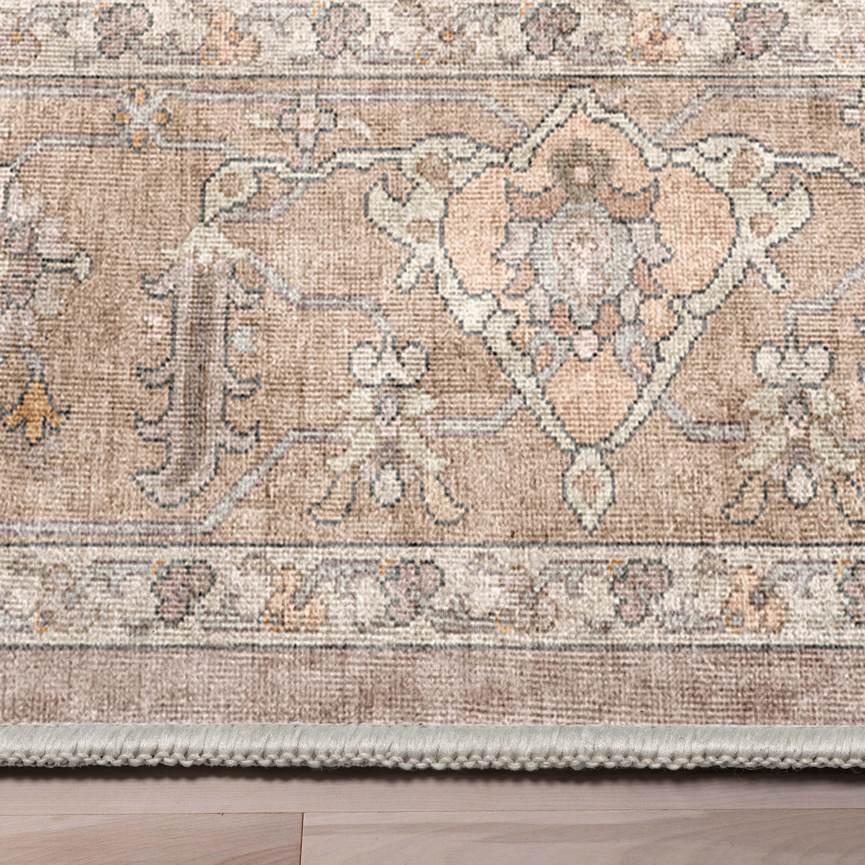 Kehr Antigua Vintage Persian Oriental Beige Flat-Weave Rug