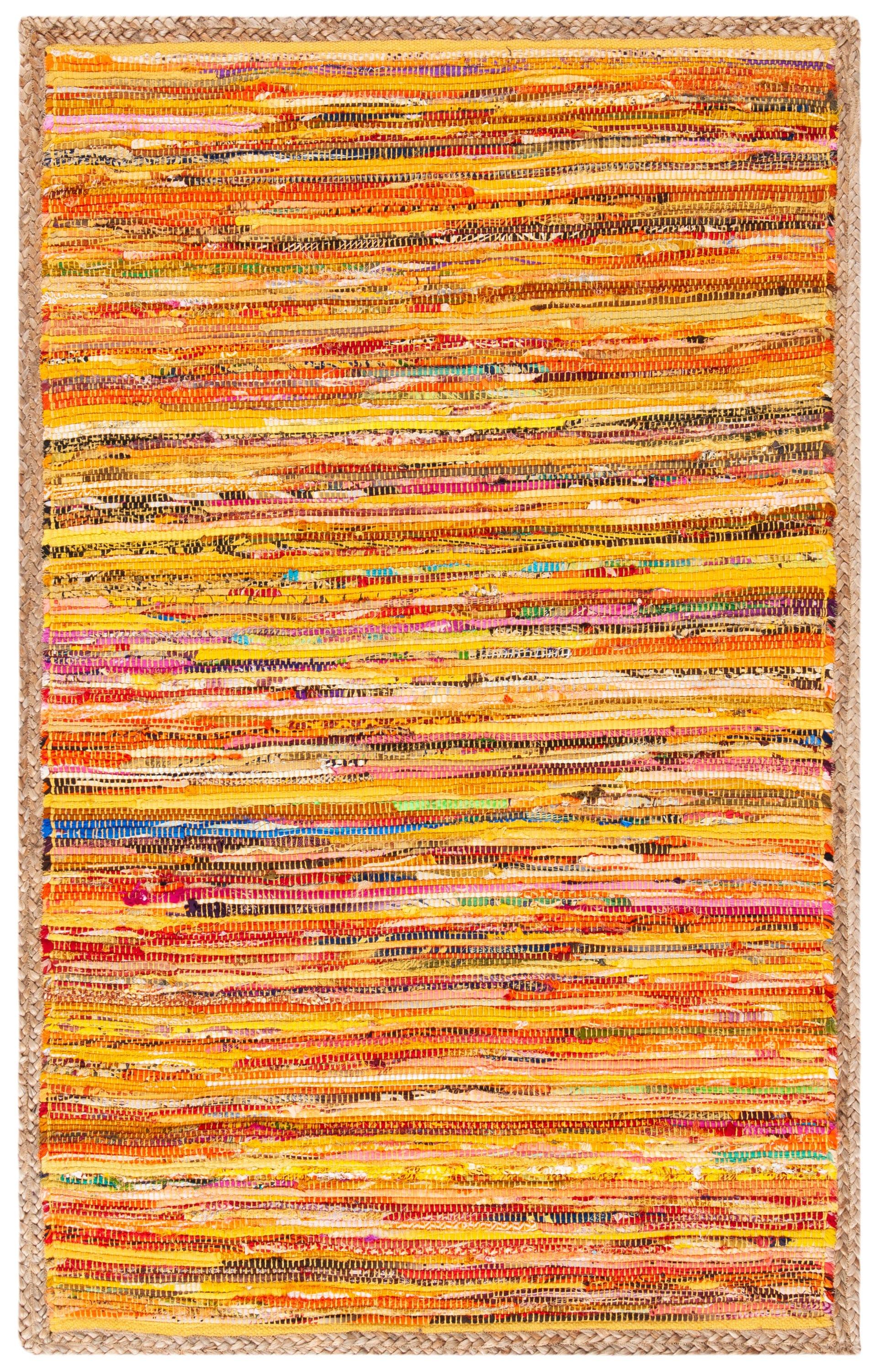 Montauk MTK960 Hand Woven Area Rug - Gold/Natural - 3'x5' - Safavieh.
