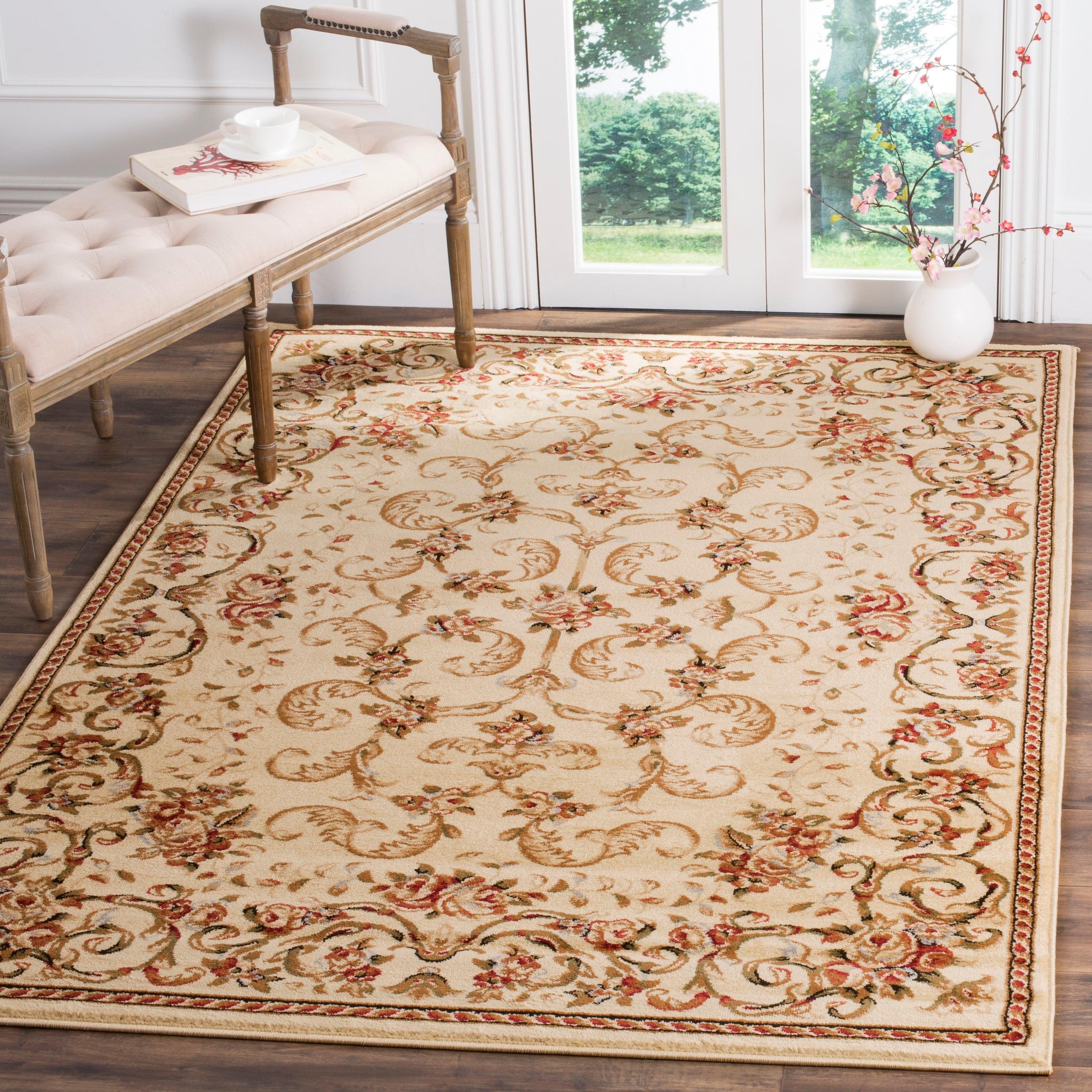 Lyndhurst LNH327 Power Loomed Area Rug - Ivory - 5'3"x7'6" - Safavieh.