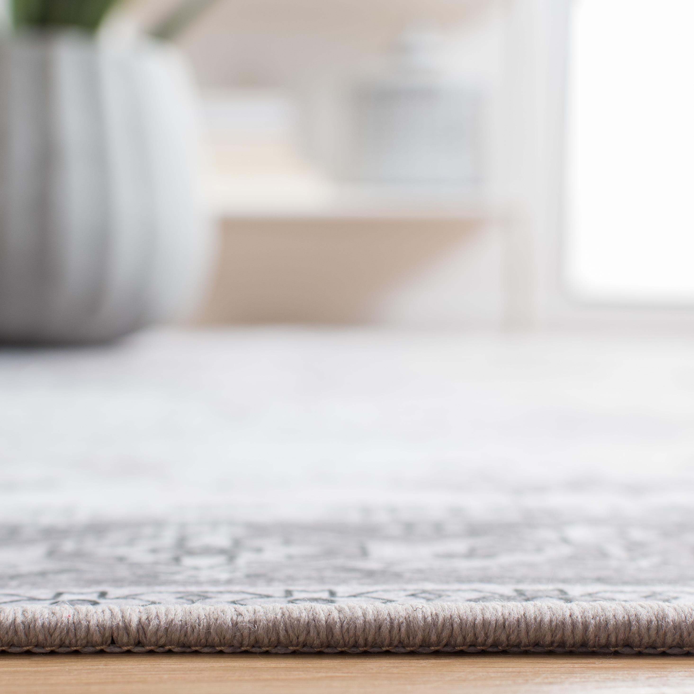 Tucson TSN102 Power Loomed Machine Washable Area Rug - Dark Sage/Ivory - 6'x9' - Safavieh.
