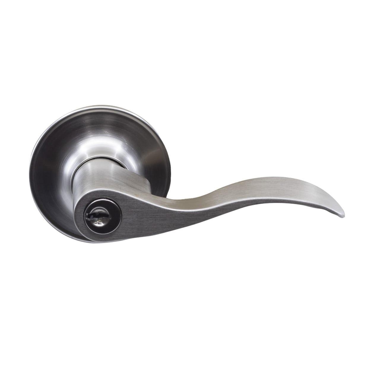 Delaney Hardware Bennett Exterior Lever With Deadbolt Reversible Entry Set
