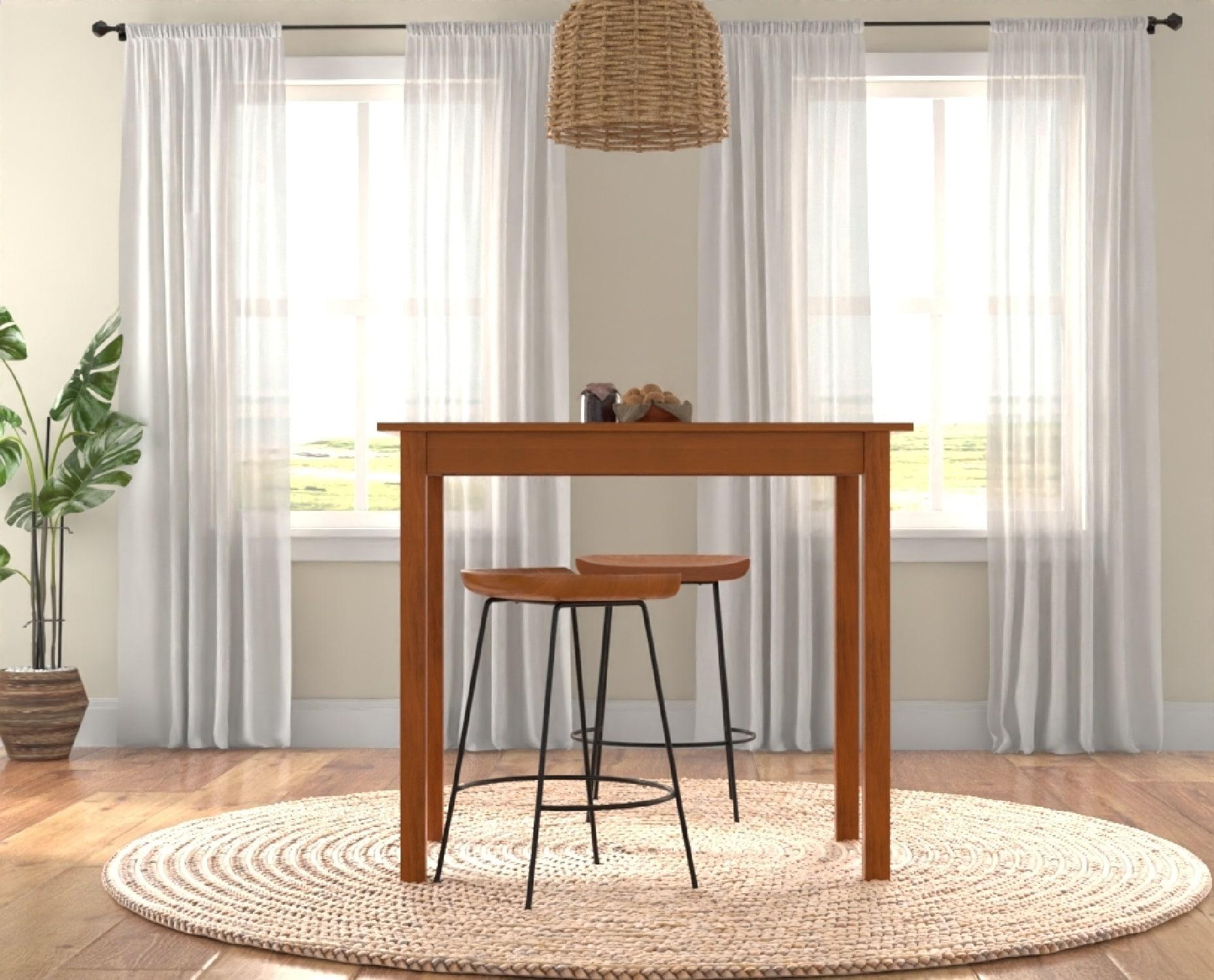 Carolina Classics Noah Pub Bar Table in Walnut