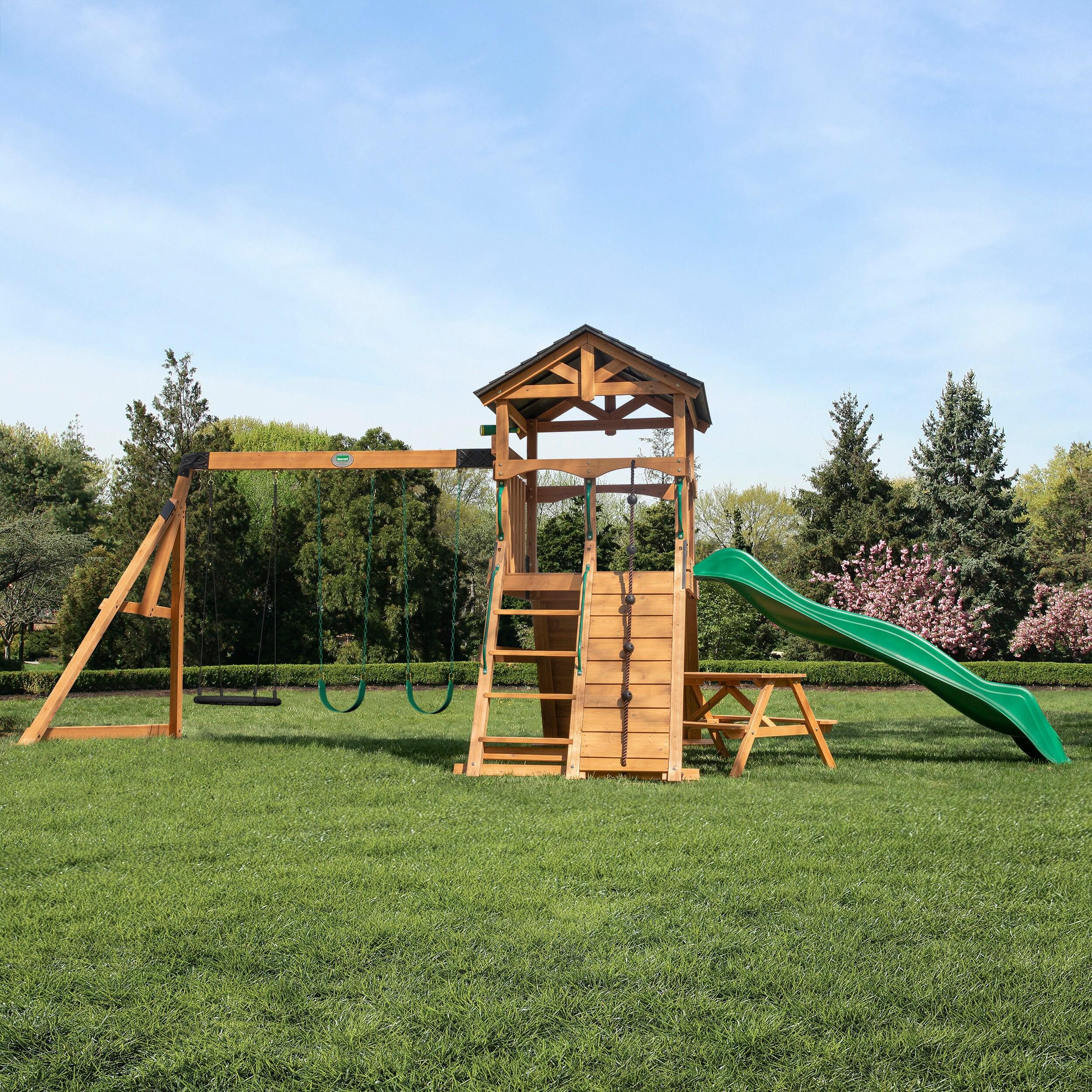 Backyard Discovery Endeavor Ii Swing Set