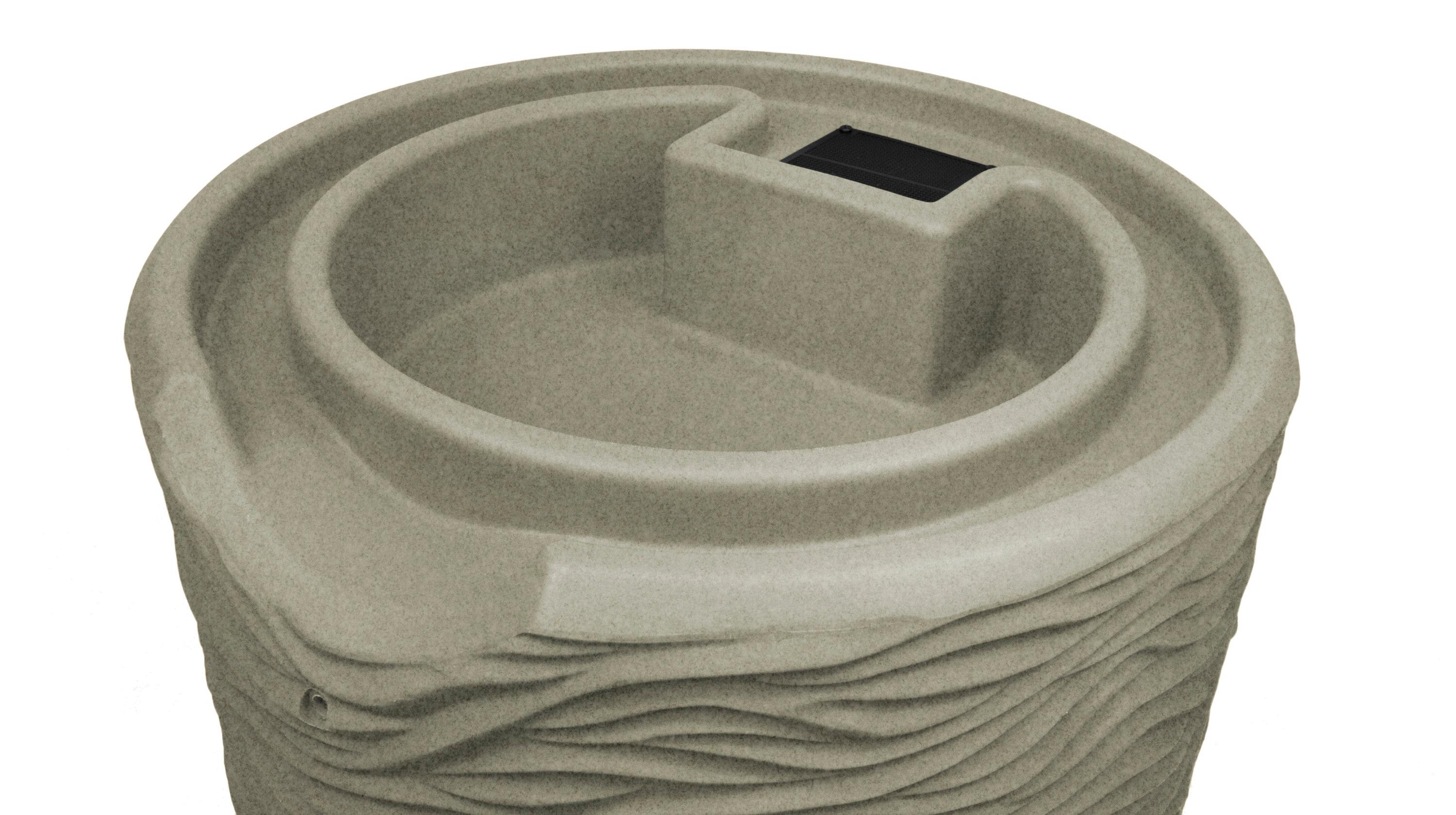 Loon Peak® Loon Peak® 65 Gallons Plastic Drainable Planter Rain Barrel