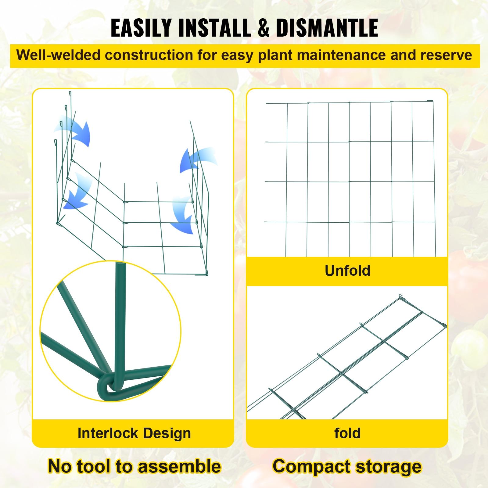 Metal Plant Support (Set of 5)