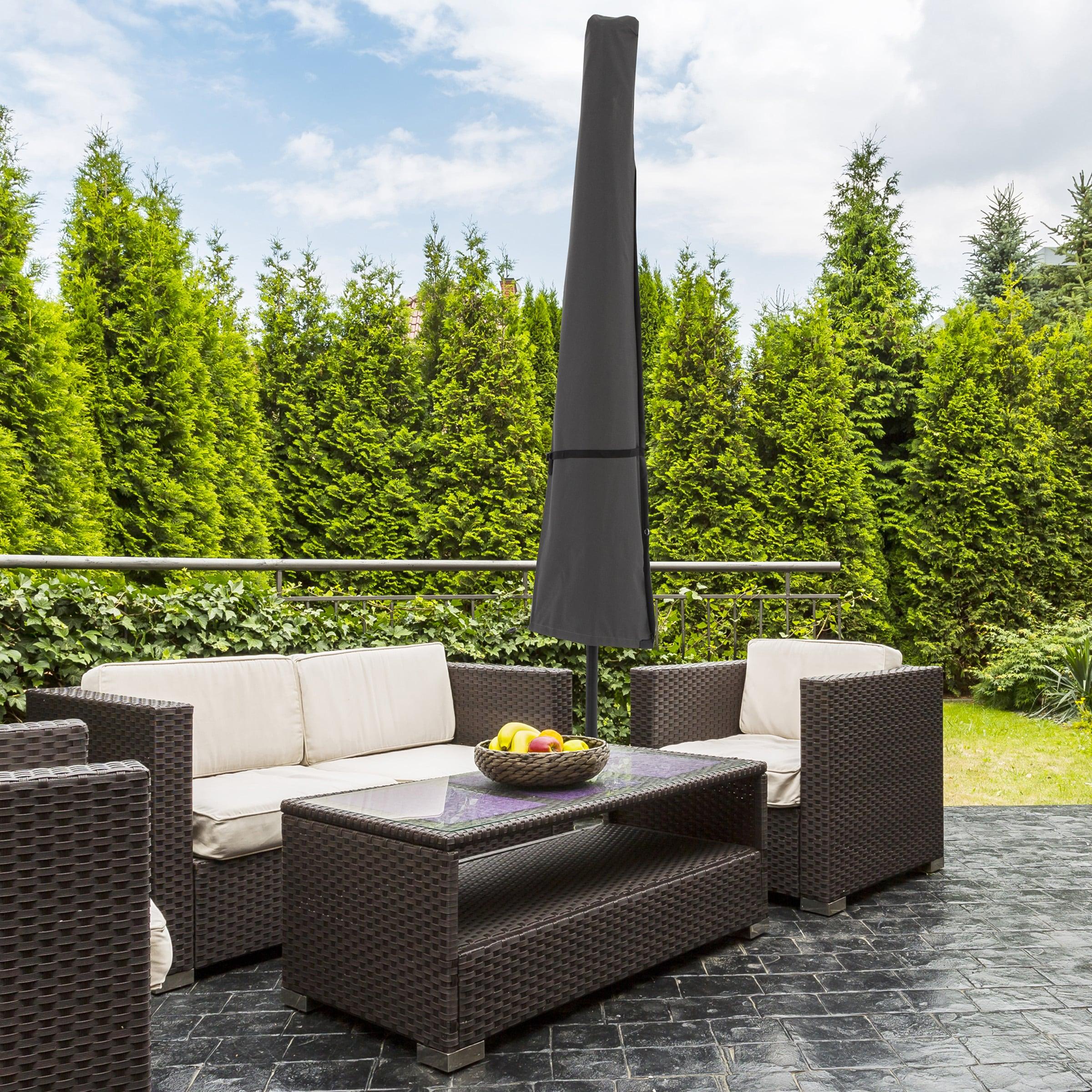 Nature Spring Patio Umbrella Cover – Heavy-Duty Waterproof Protection for Market Umbrellas