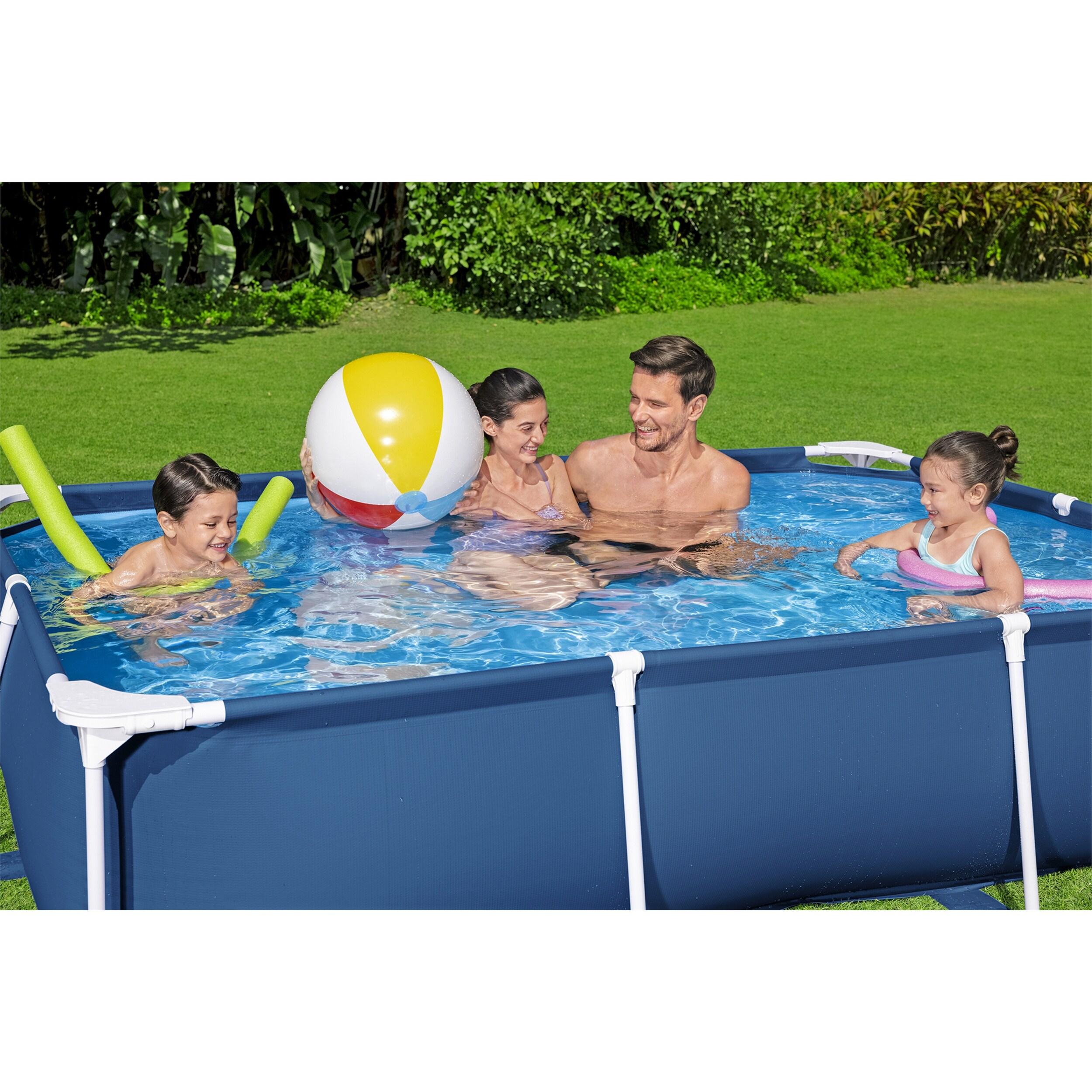 Bestway Bestway Steel Pro Rectangular Above Ground Swimming Pool Set