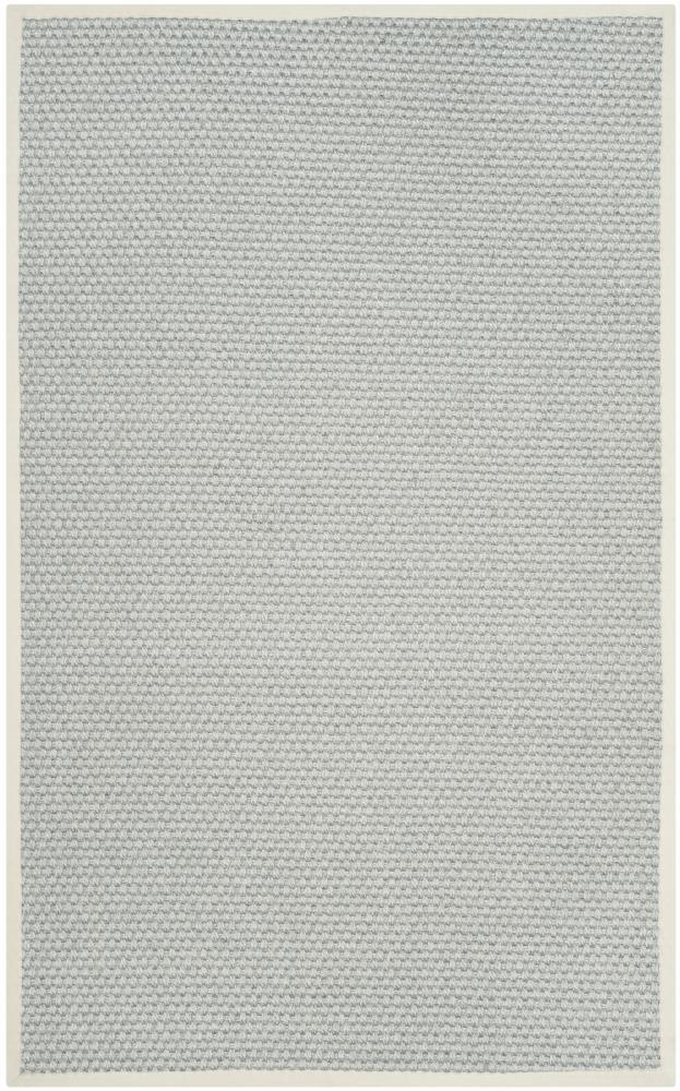 Natural Fiber NF463 Power Loomed Area Rug - Silver/Grey - 5'x8' - Safavieh.