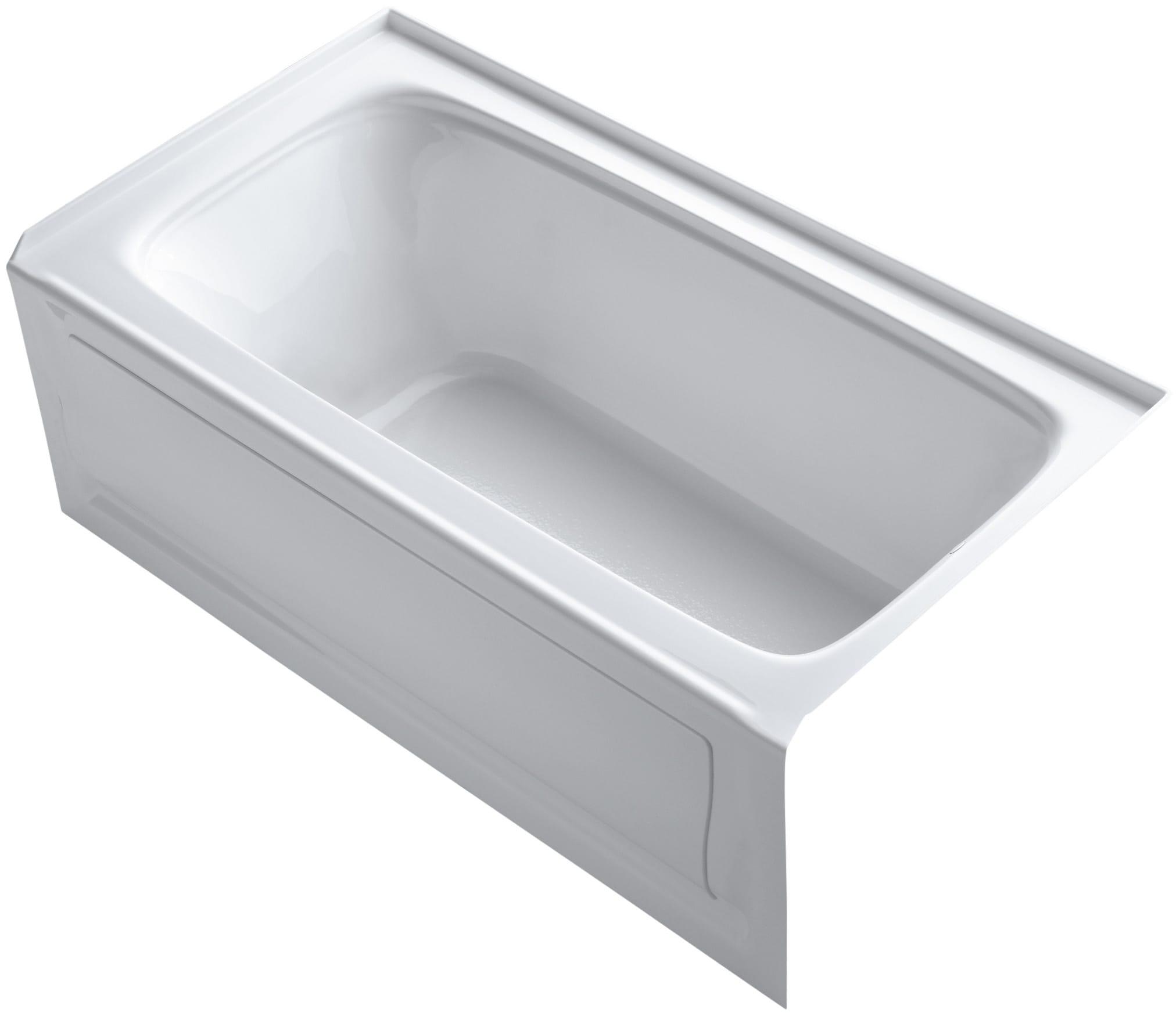 Bancroft® 60" x 32" Alcove Soaking Acrylic Bathtub