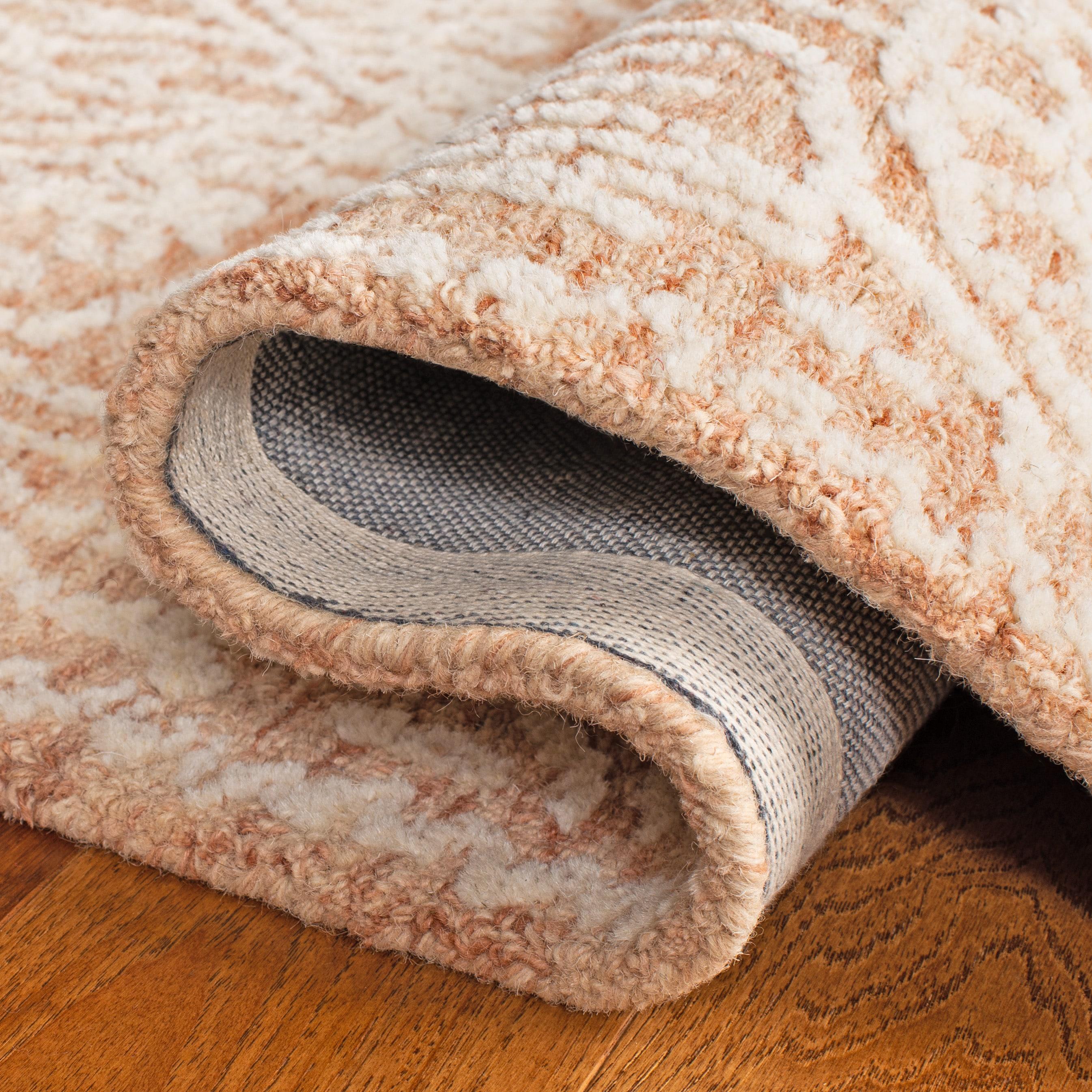 Capri CPR613 Hand Tufted Area Rug - Rust/Ivory - 6'x9' - Safavieh.