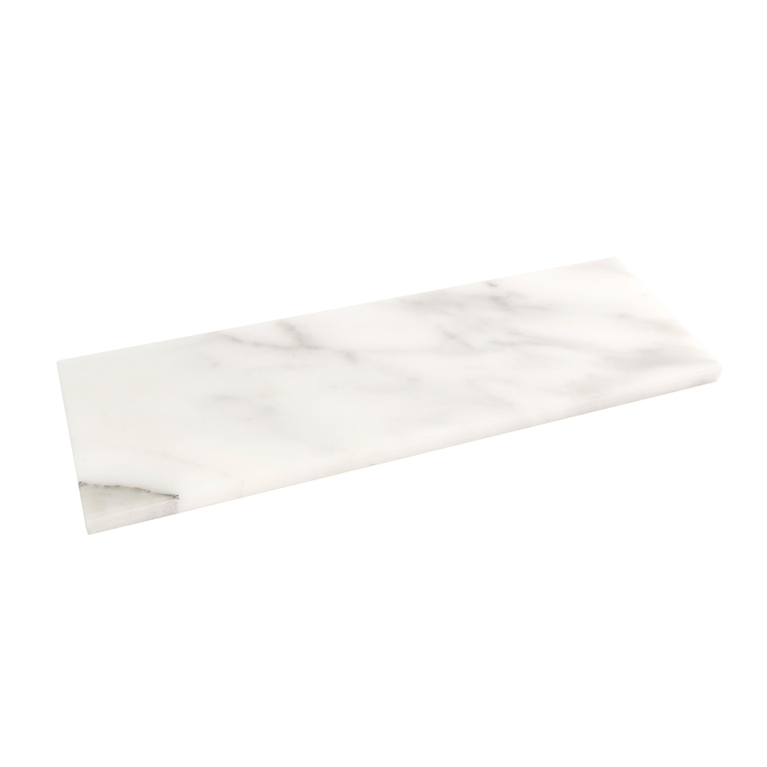 4" x 12" Marble Look Subway Wall & Floor Tile