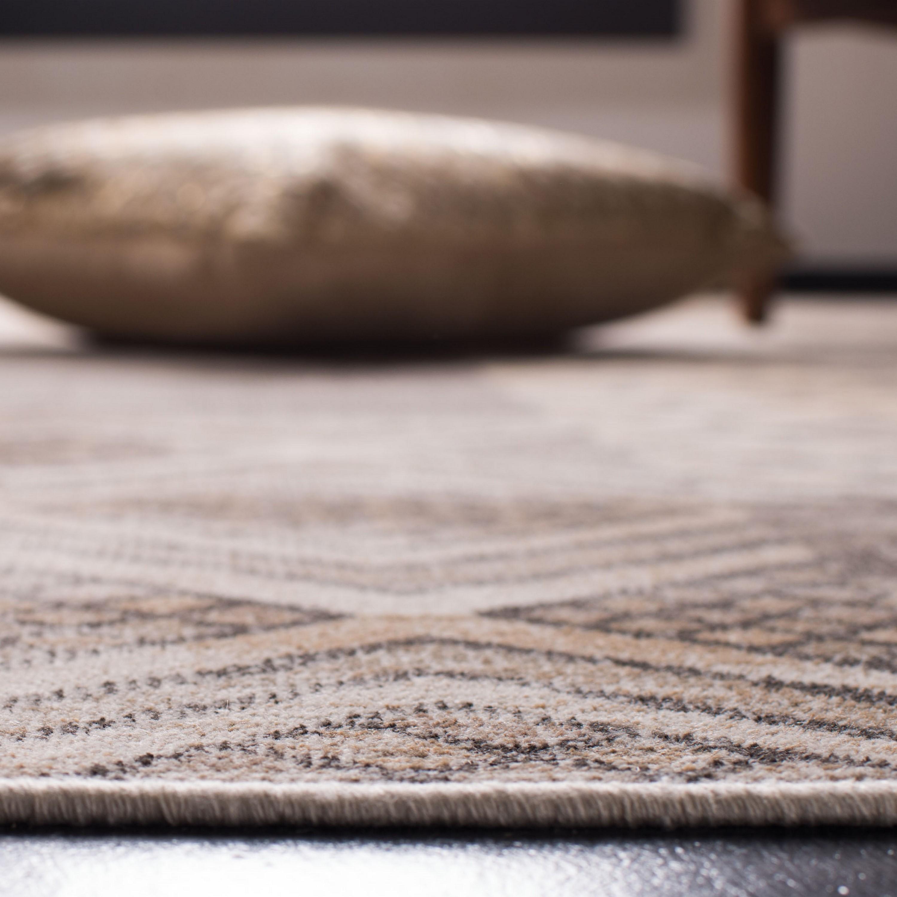SAFAVIEH Vintage Julyan Geometric Area Rug, Stone, 9' x 12'