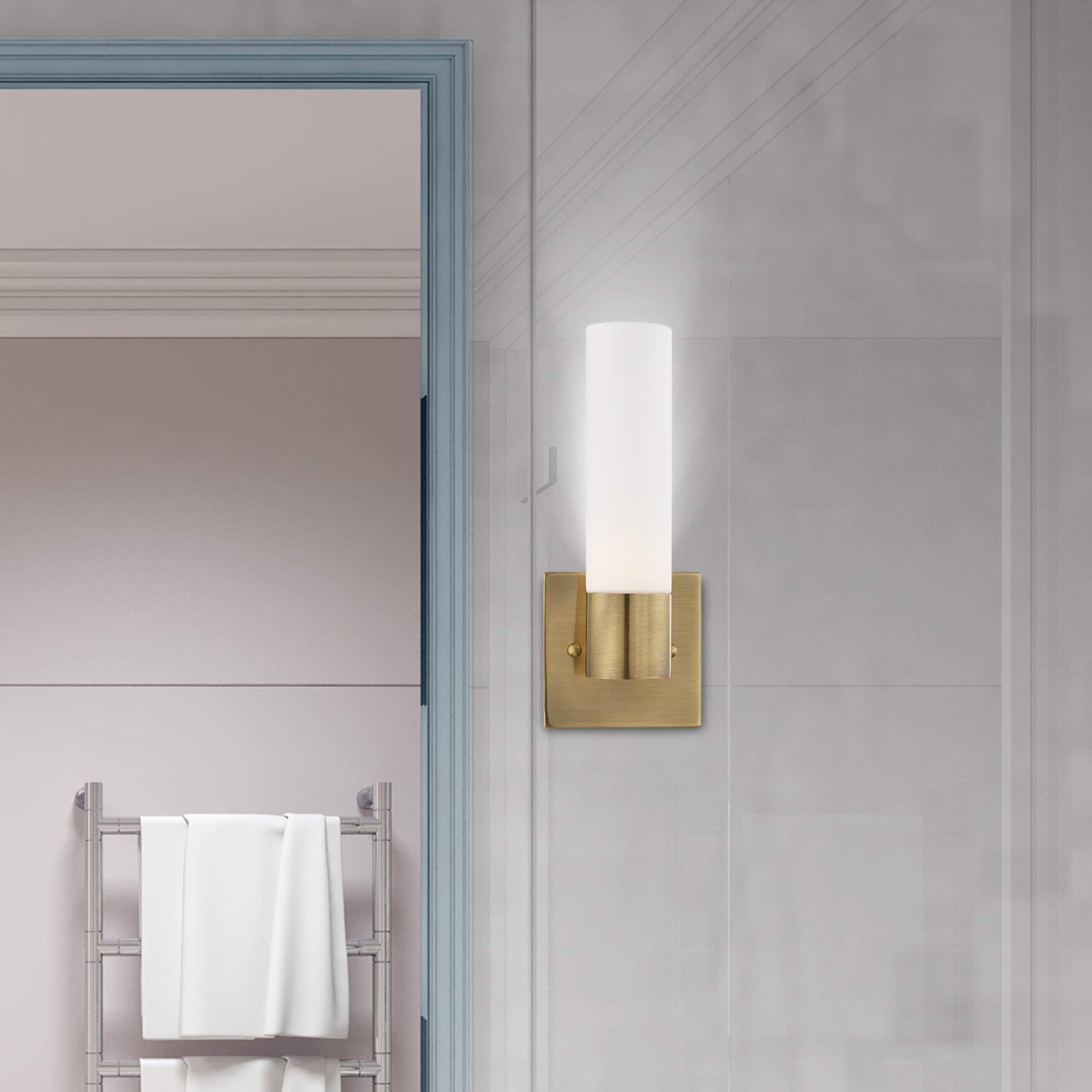 Livex Lighting Aero 1 - Light Sconce in  Antique Brass