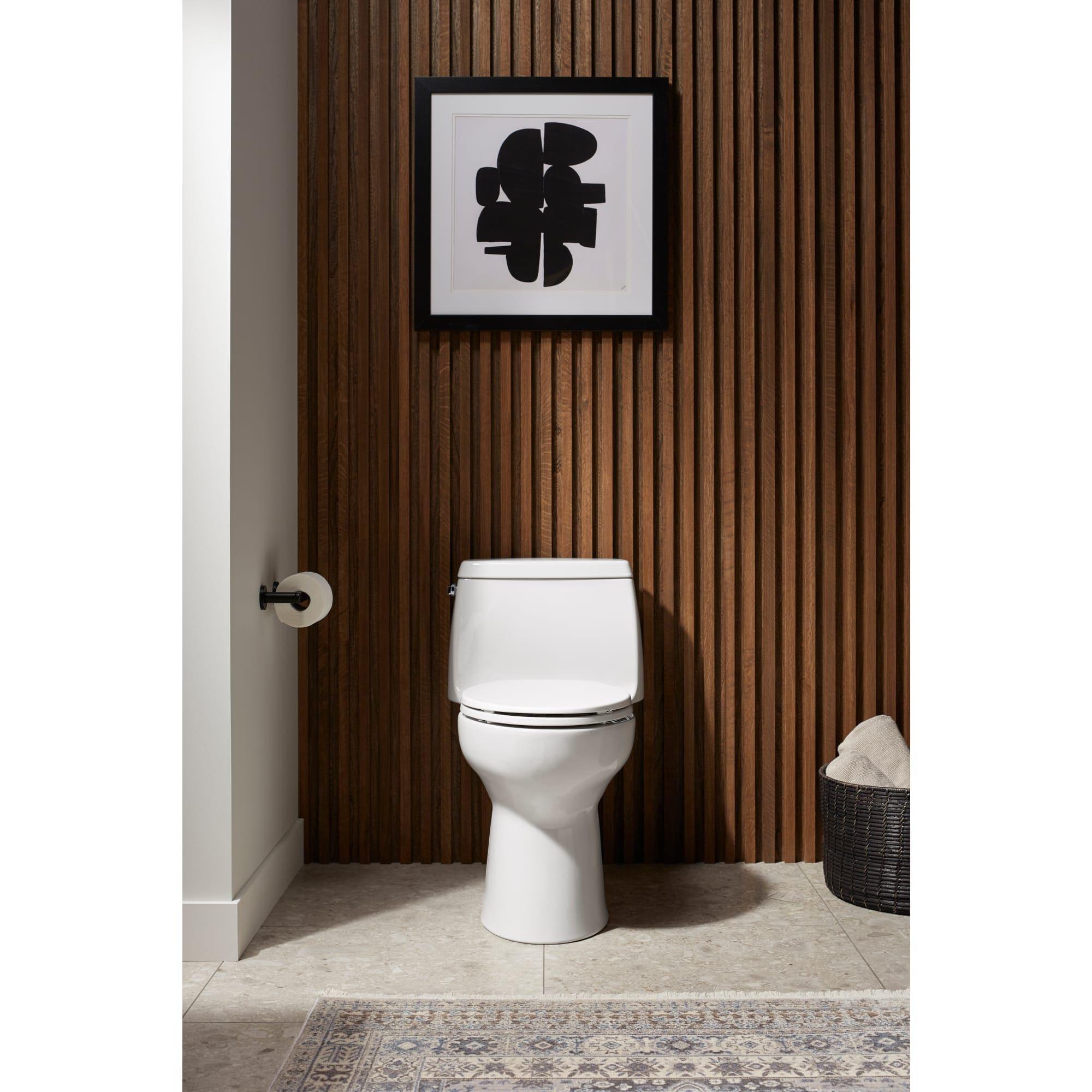 Santa Rosa Comfort Height One-Piece Compact Elongated 1.28 Gpf Toilet With Revolution 360 Swirl Flushing Technology