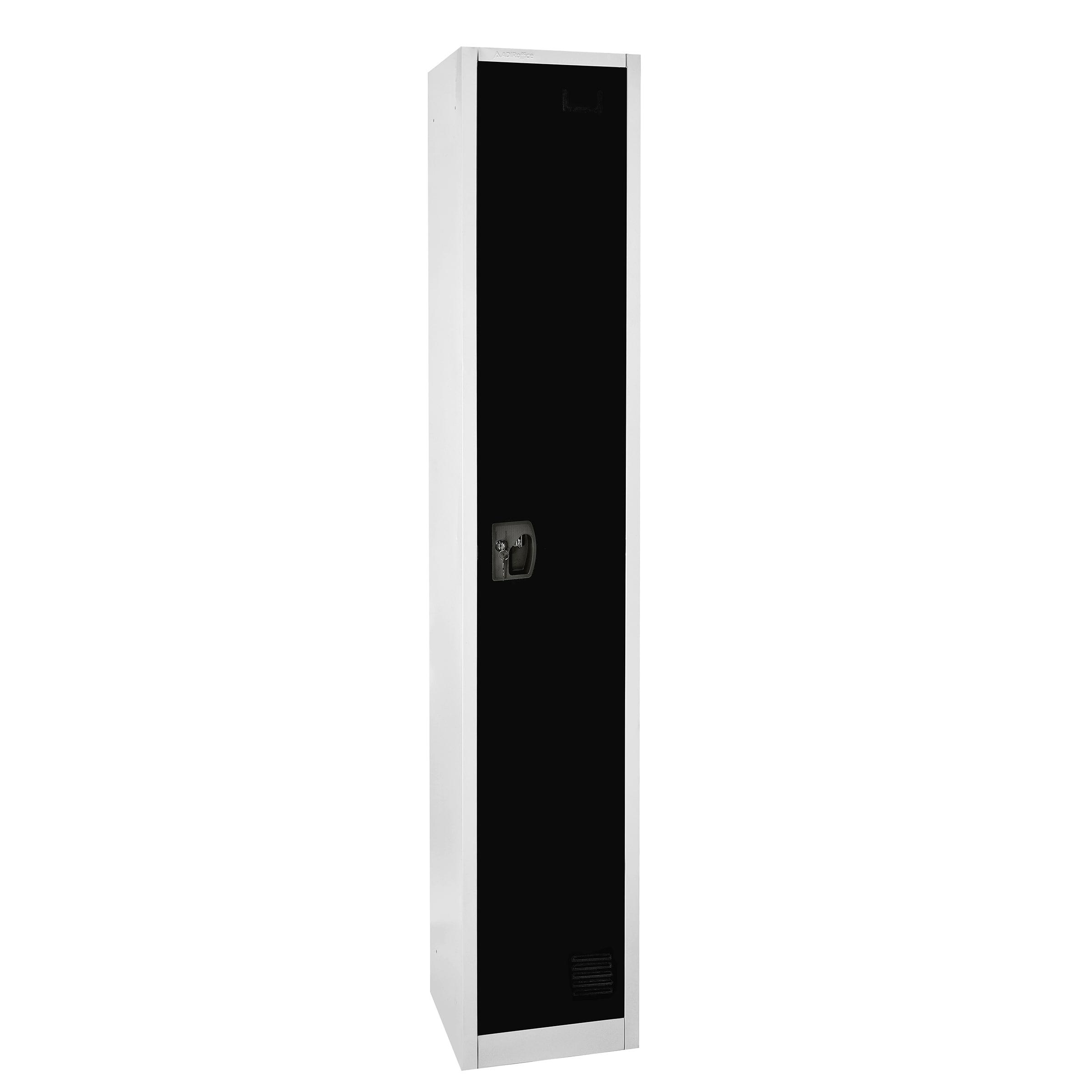 AdirOffice 12'' Wide Steel 1-Tier School and Gym Locker (Set of 4)