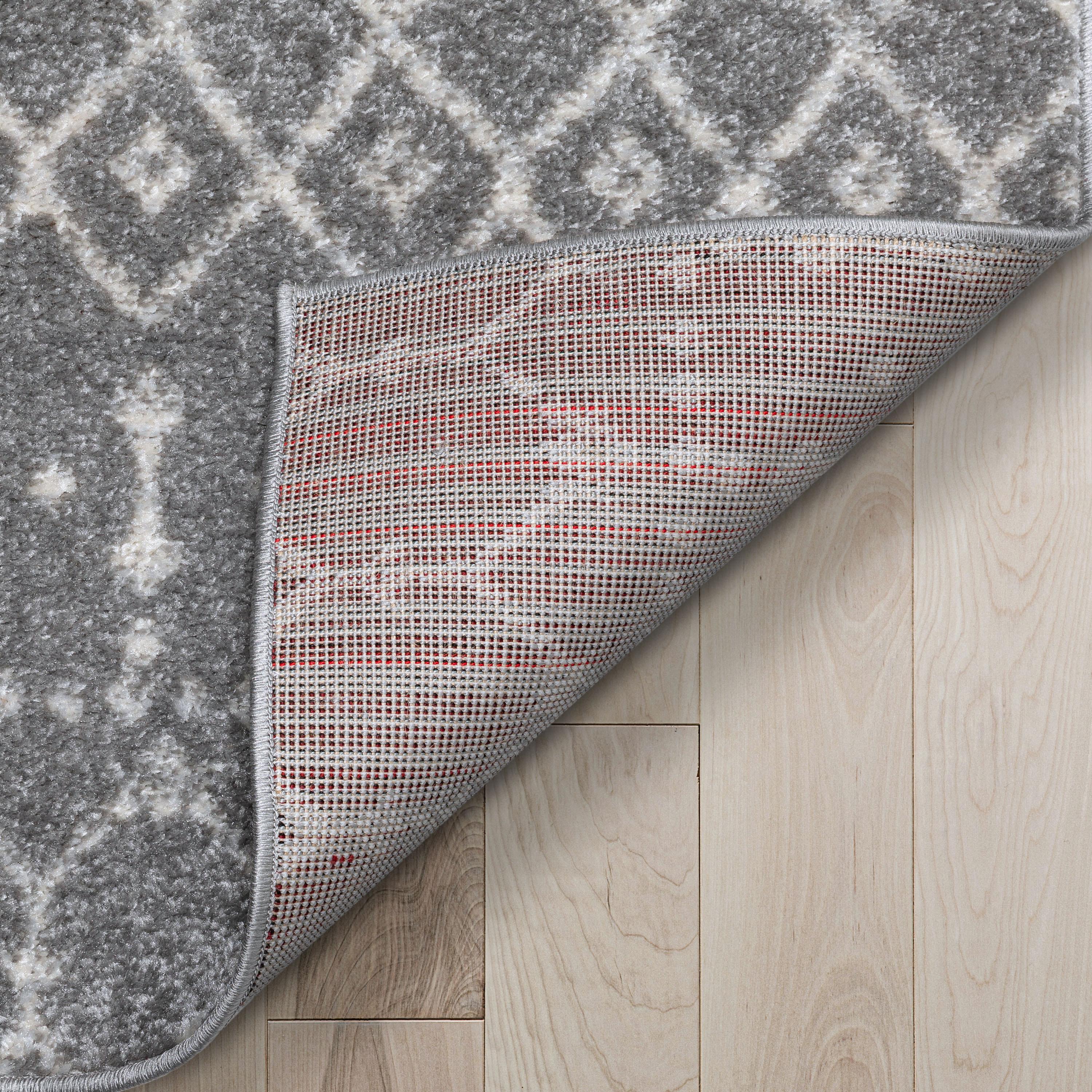 Mystic Colette Moroccan Trellis Grey Area Rug