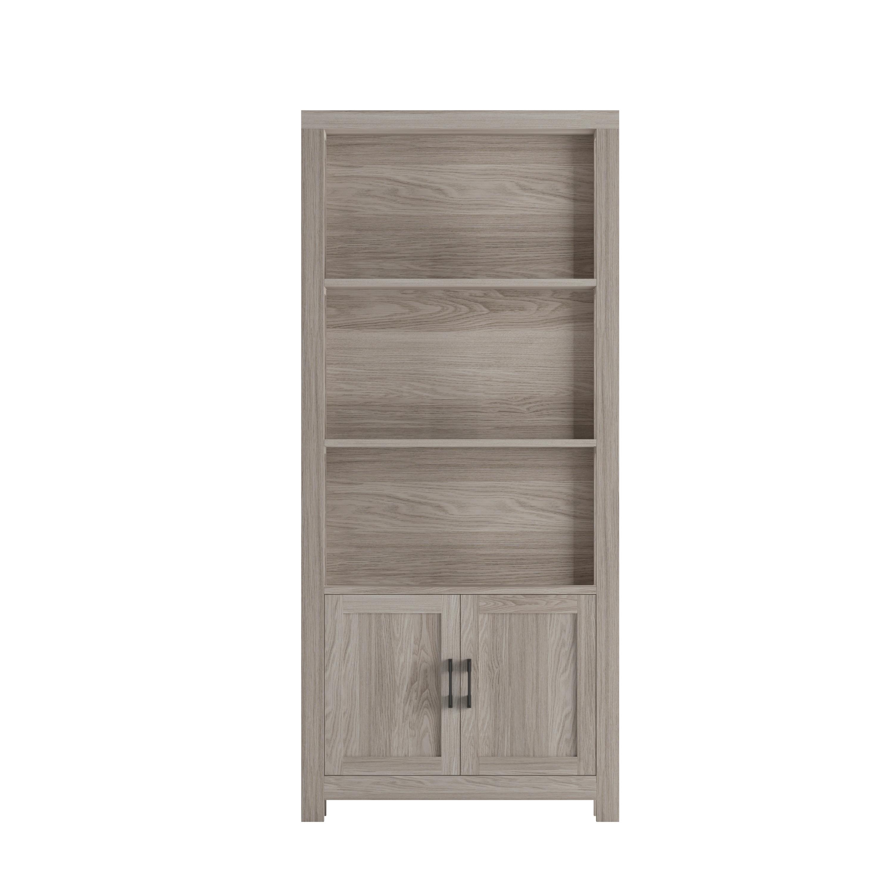 Martha Stewart Teague Martha Stewart 68" Shaker Bookcase with Storage Cabinet