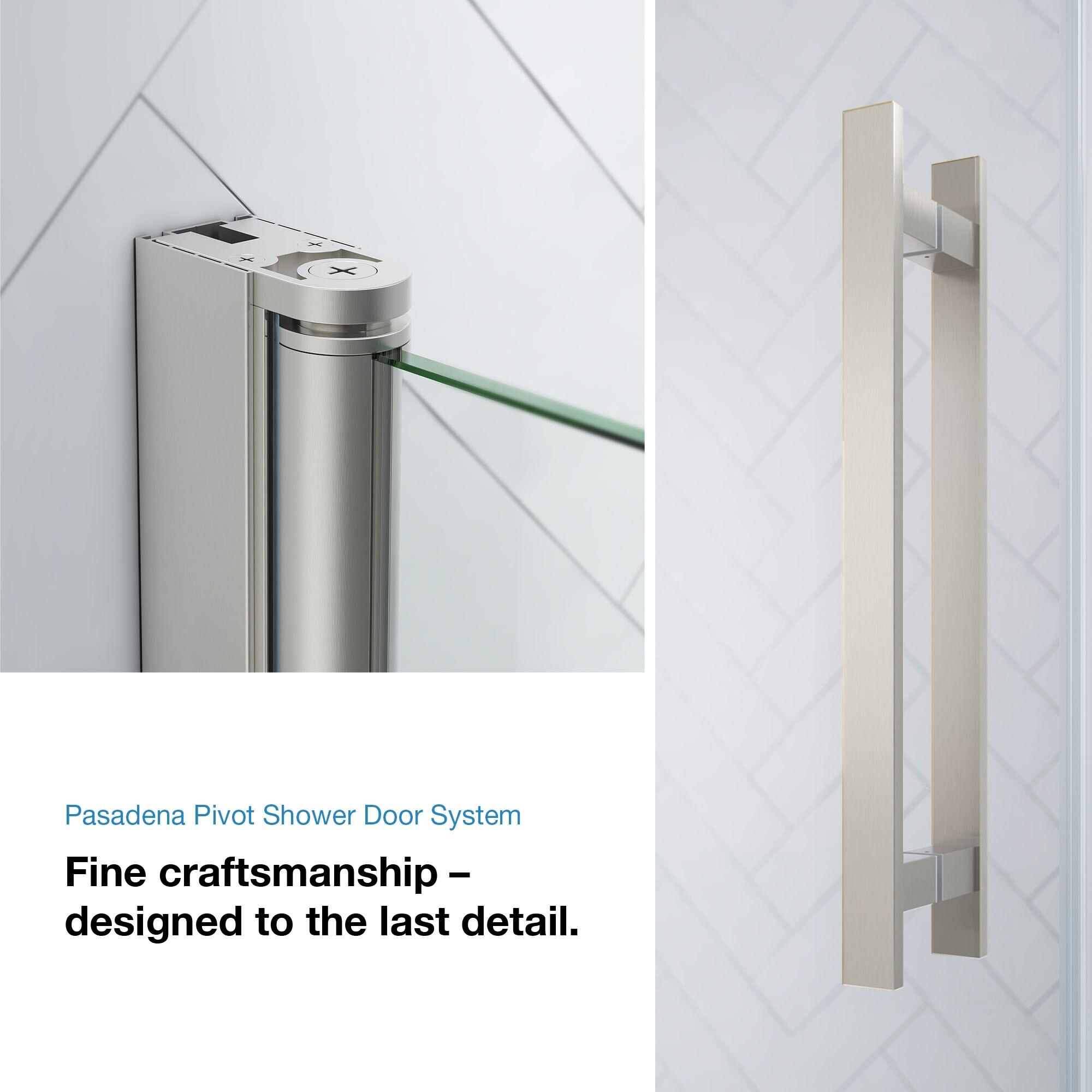OVE Decors Pasadena 33 3/4 To 35 3/4 In. W X 72 In. H Alcove Frameless Pivot Shower Door , 2025